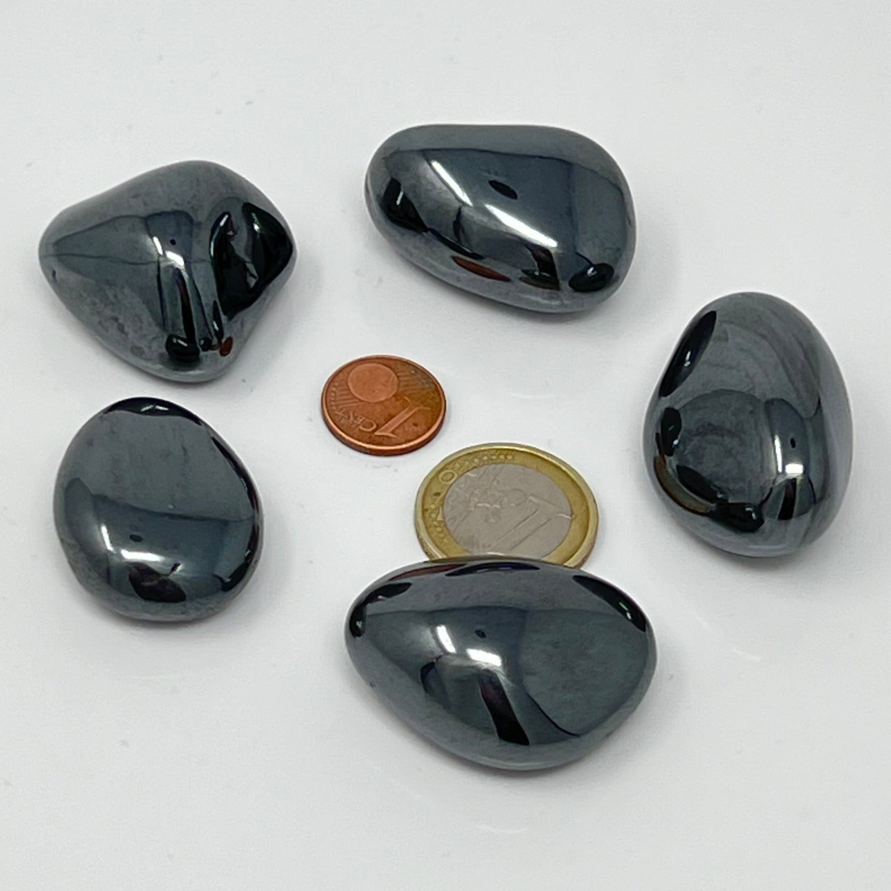 Hämatit - Trommelstein - Größe 3-4 cm