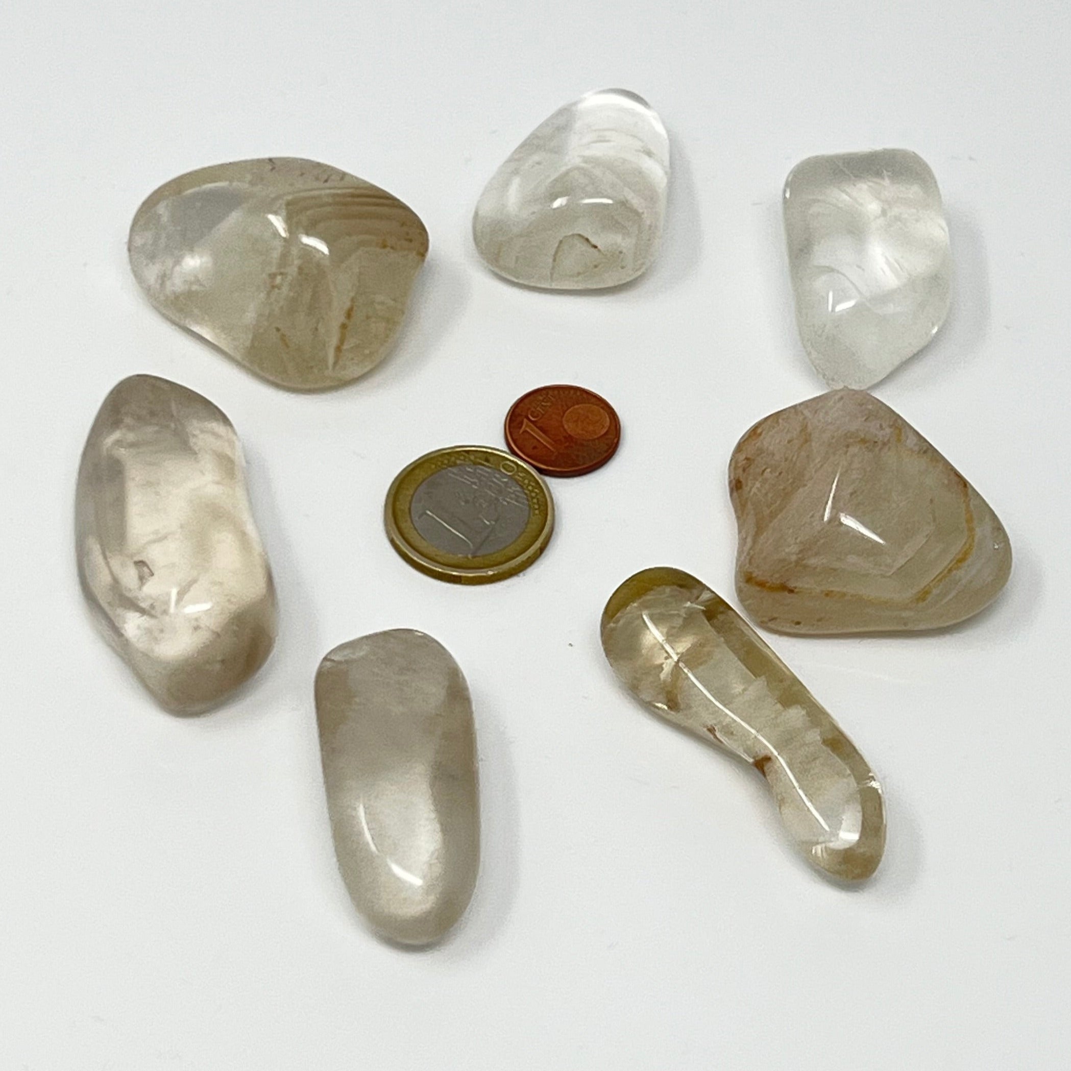Phantomquarz - Trommelstein - Größe 2,5-5 cm