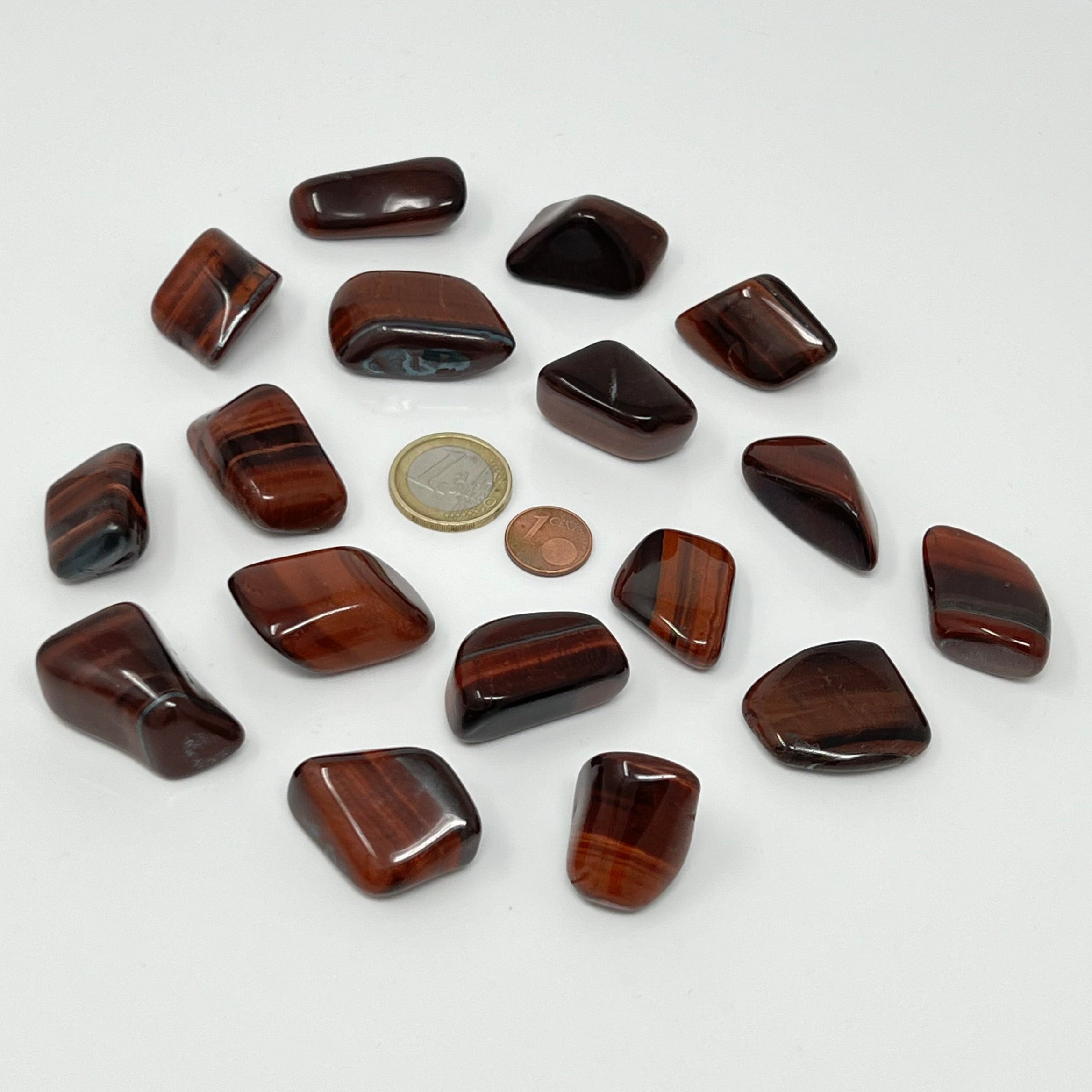 Tigerauge rot - Trommelstein - Größe 2-3,5 cm