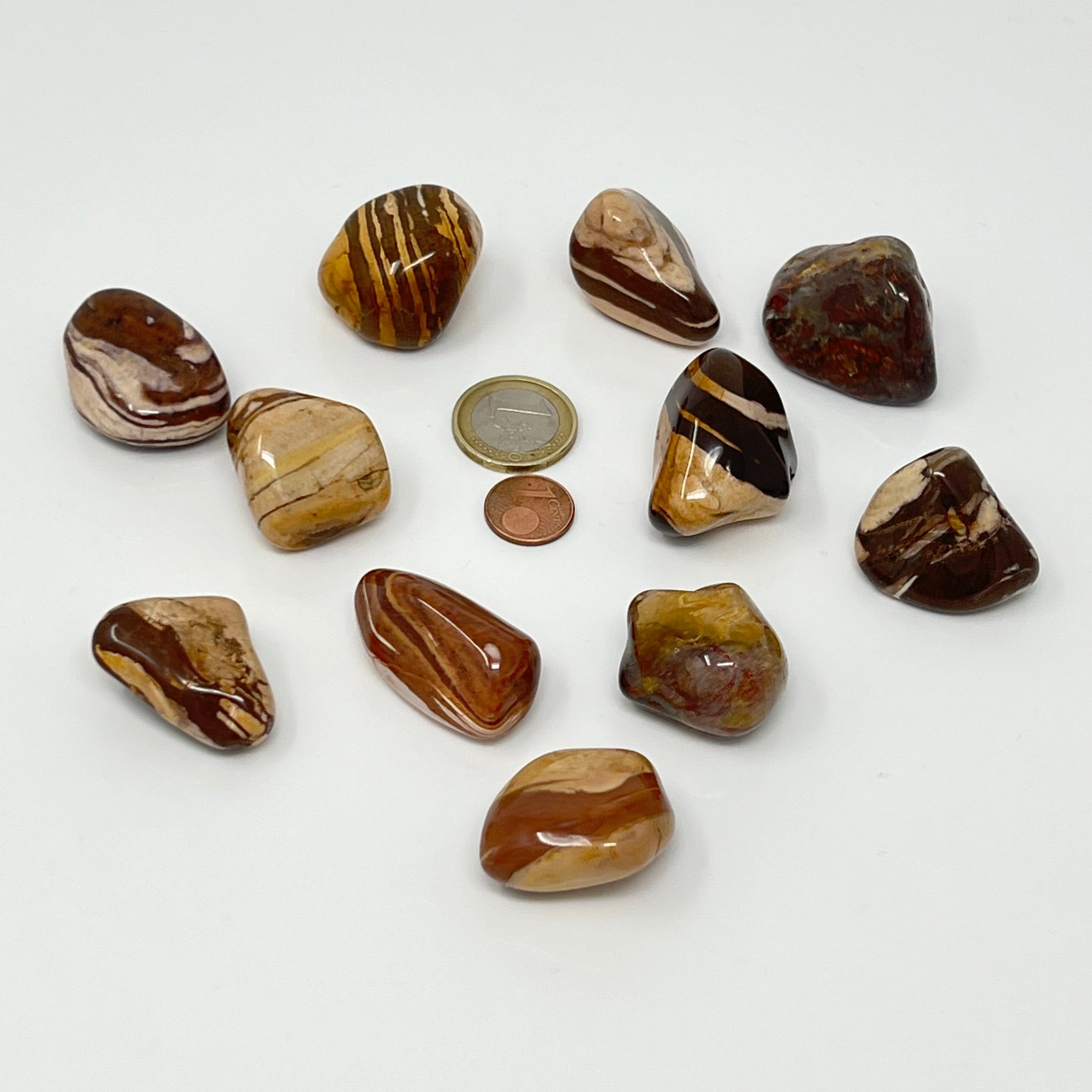Cappuccino Jaspis - Trommelstein - Größe 3-4 cm