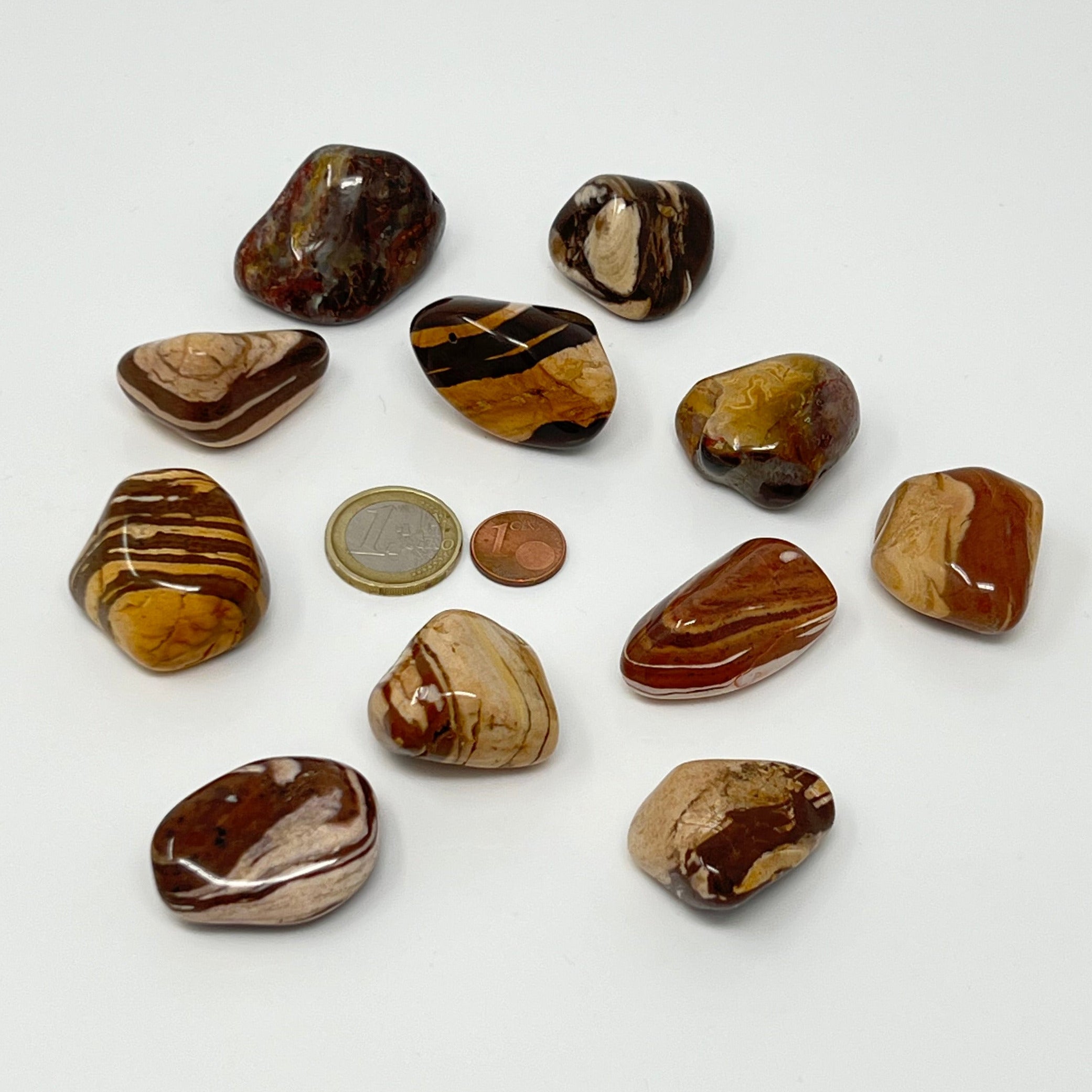 Cappuccino Jaspis - Trommelstein - Größe 3-4 cm