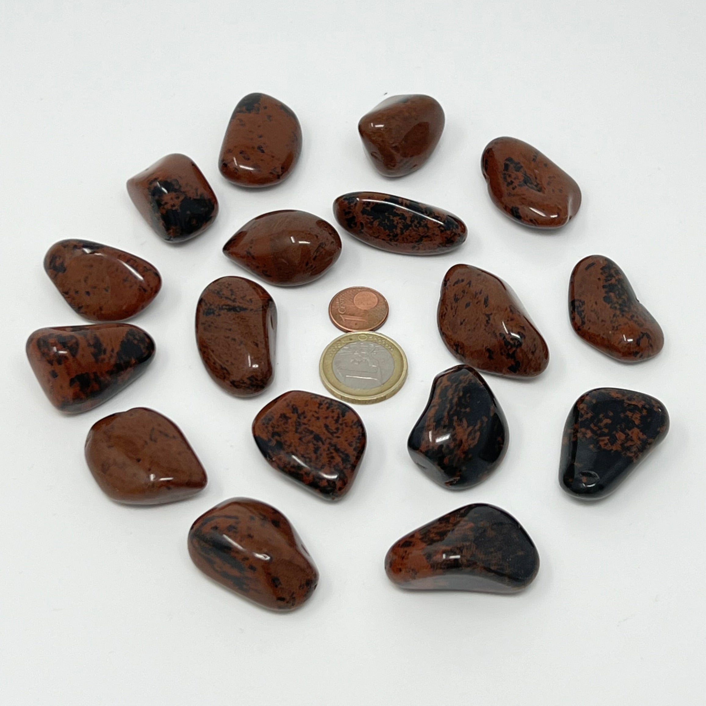 Mahagoniobsidian - Trommelstein - Größe 2-3,5 cm
