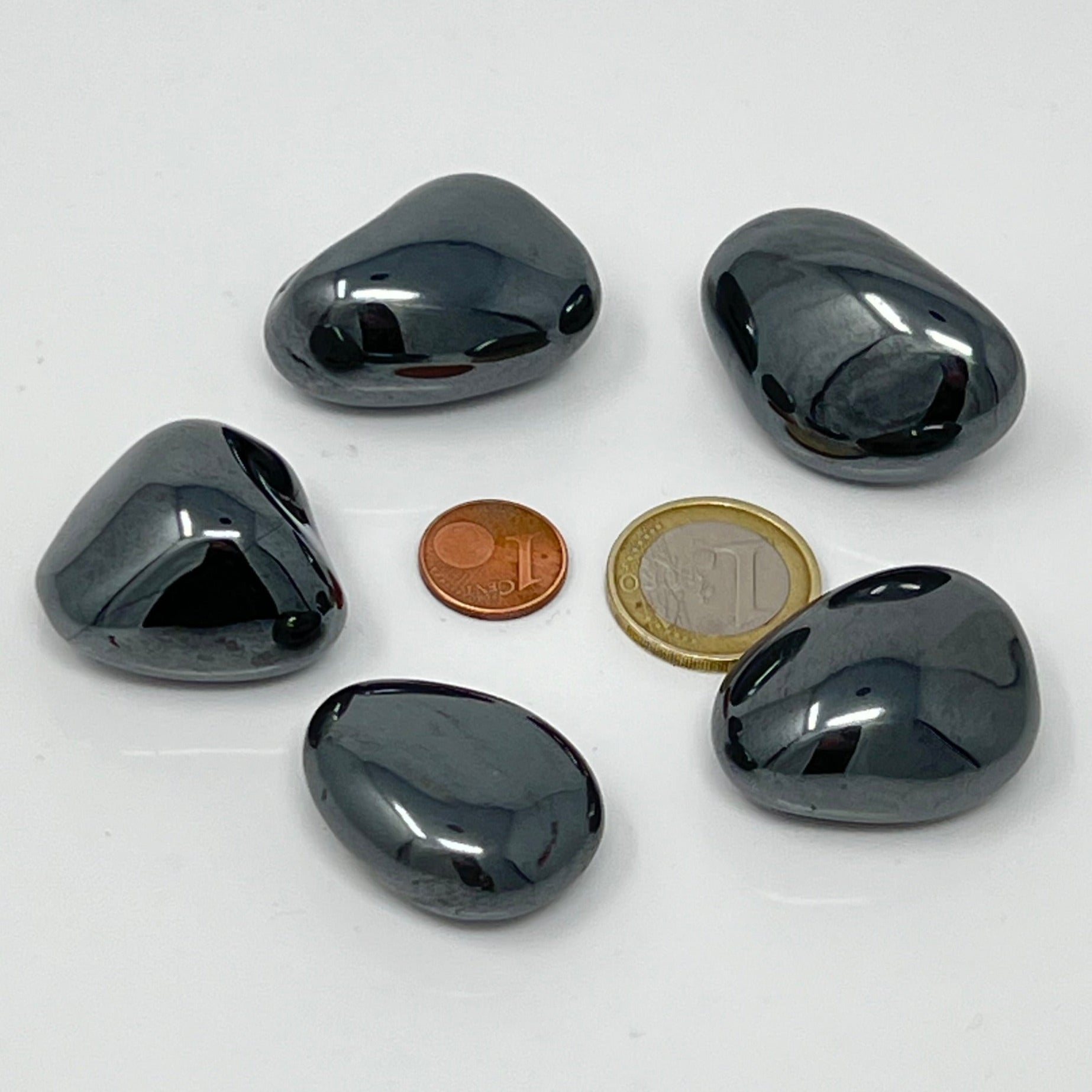 Hämatit - Trommelstein - Größe 3-4 cm