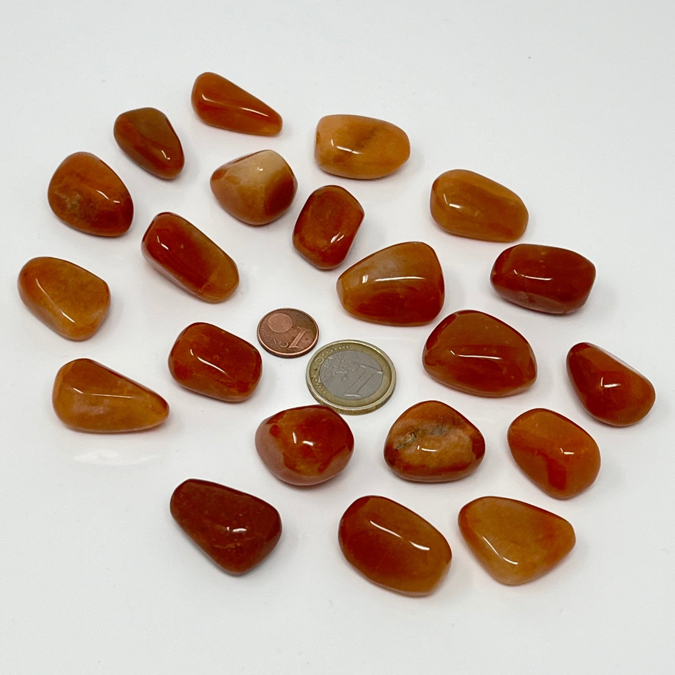 Aventurin Orange - Trommelstein - Größe 1,5-3 cm