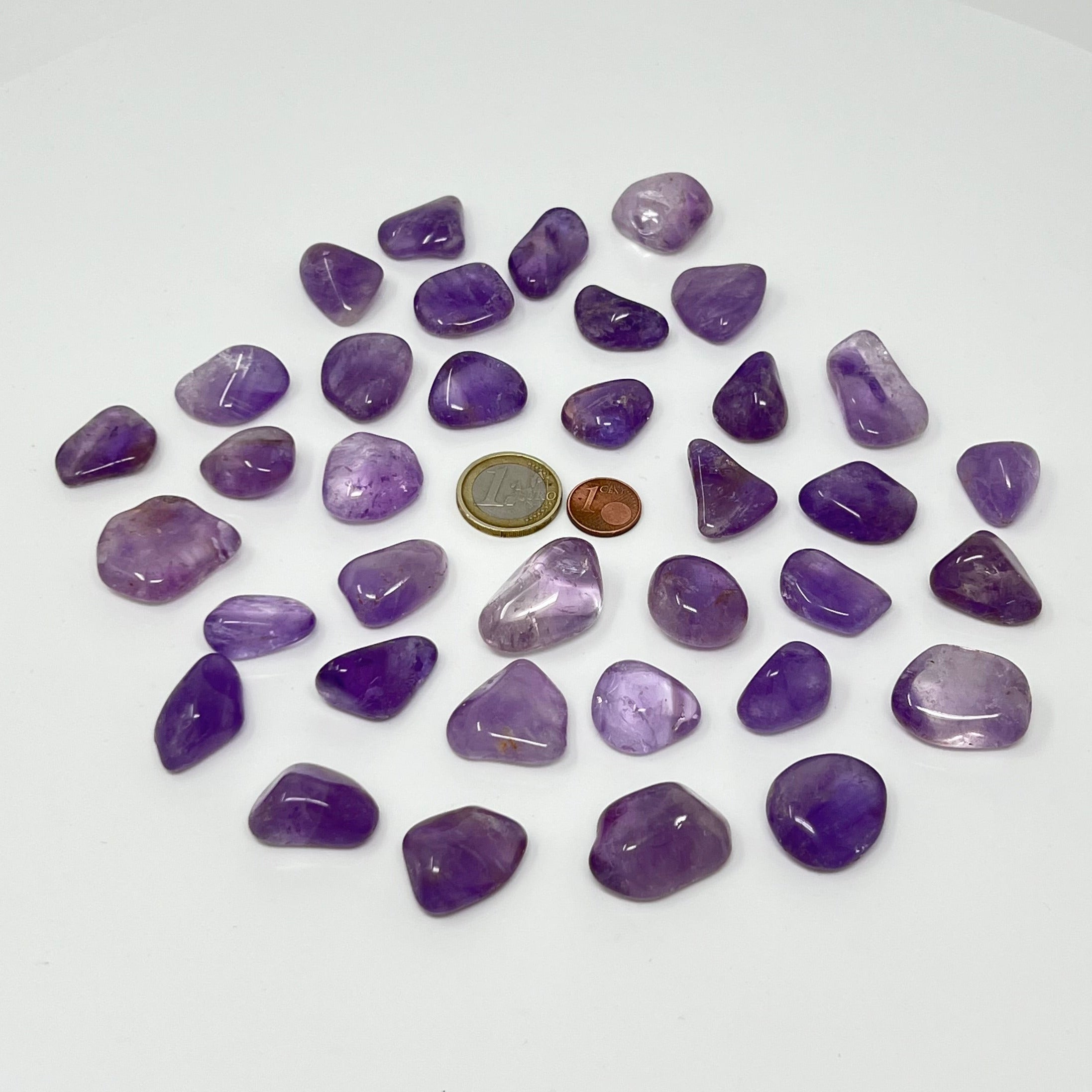Amethyst hell - Trommelstein - Größe 1,5-3 cm