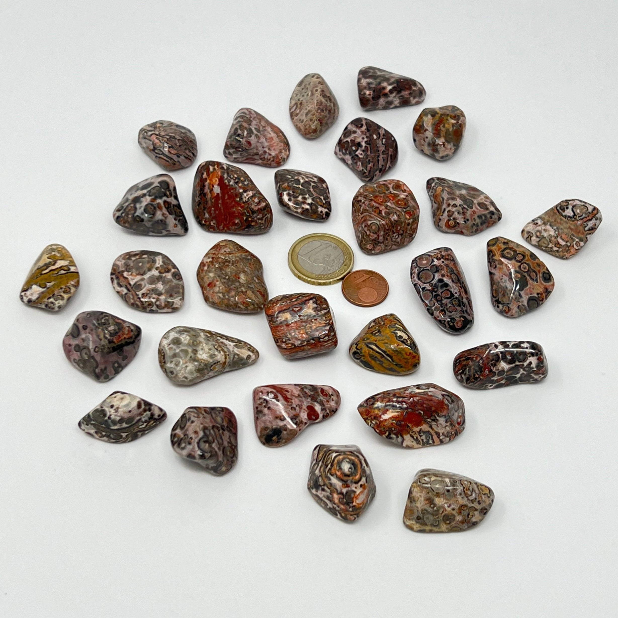 Leopardenstein - Trommelstein - Größe 2-3 cm