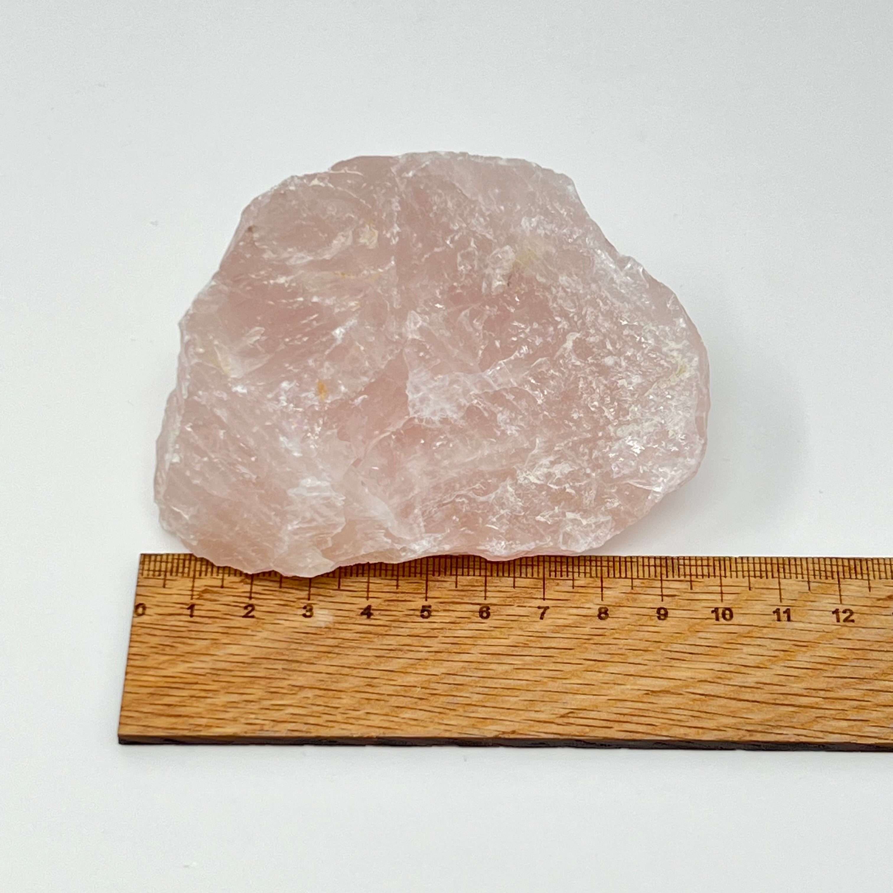 Rosenquarz - Rohsteinbrocken - Unikat 14 - ca. 0,4 Kg