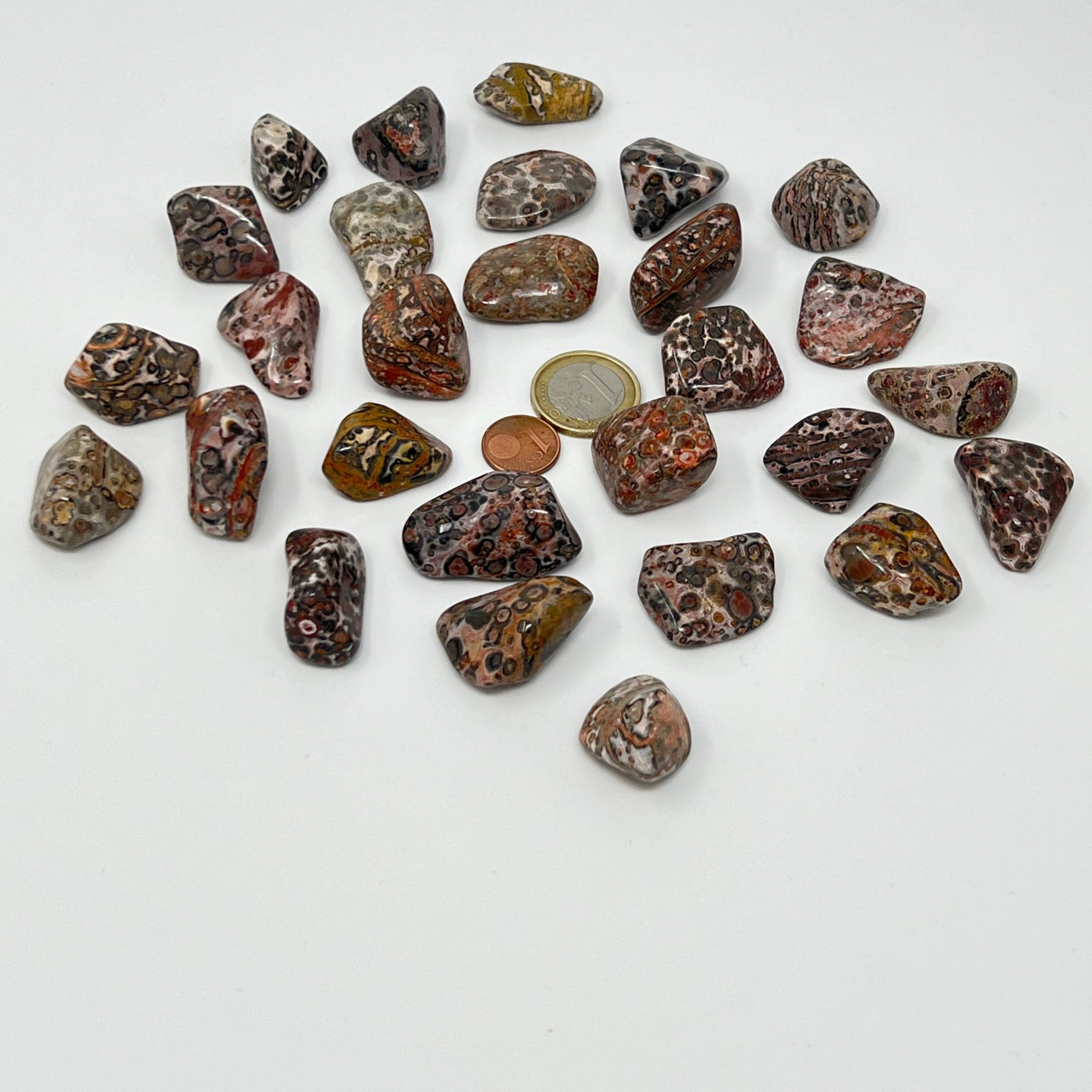 Leopardenstein - Trommelstein - Größe 2-3 cm
