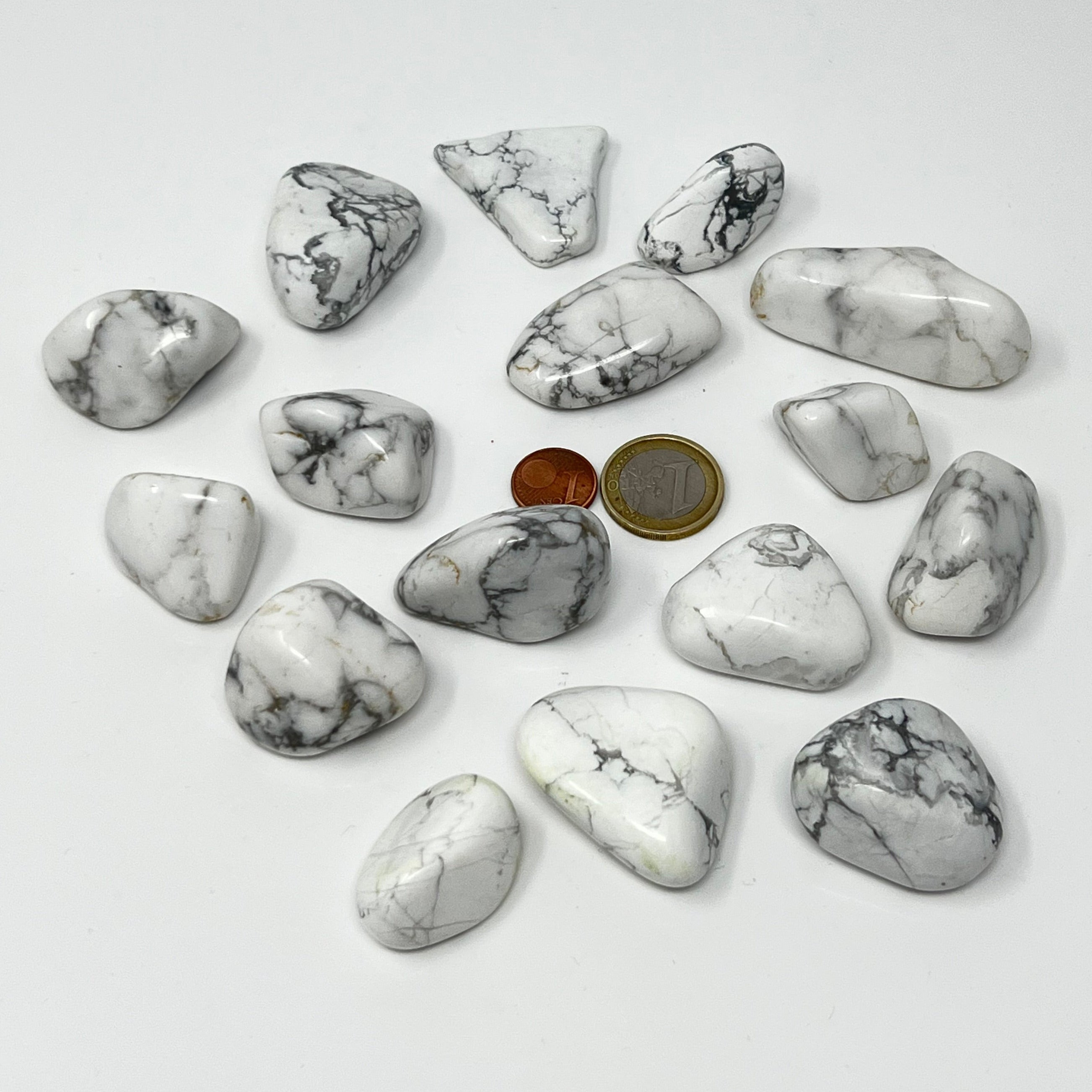 Magnesit - Trommelstein - Größe 3-5 cm