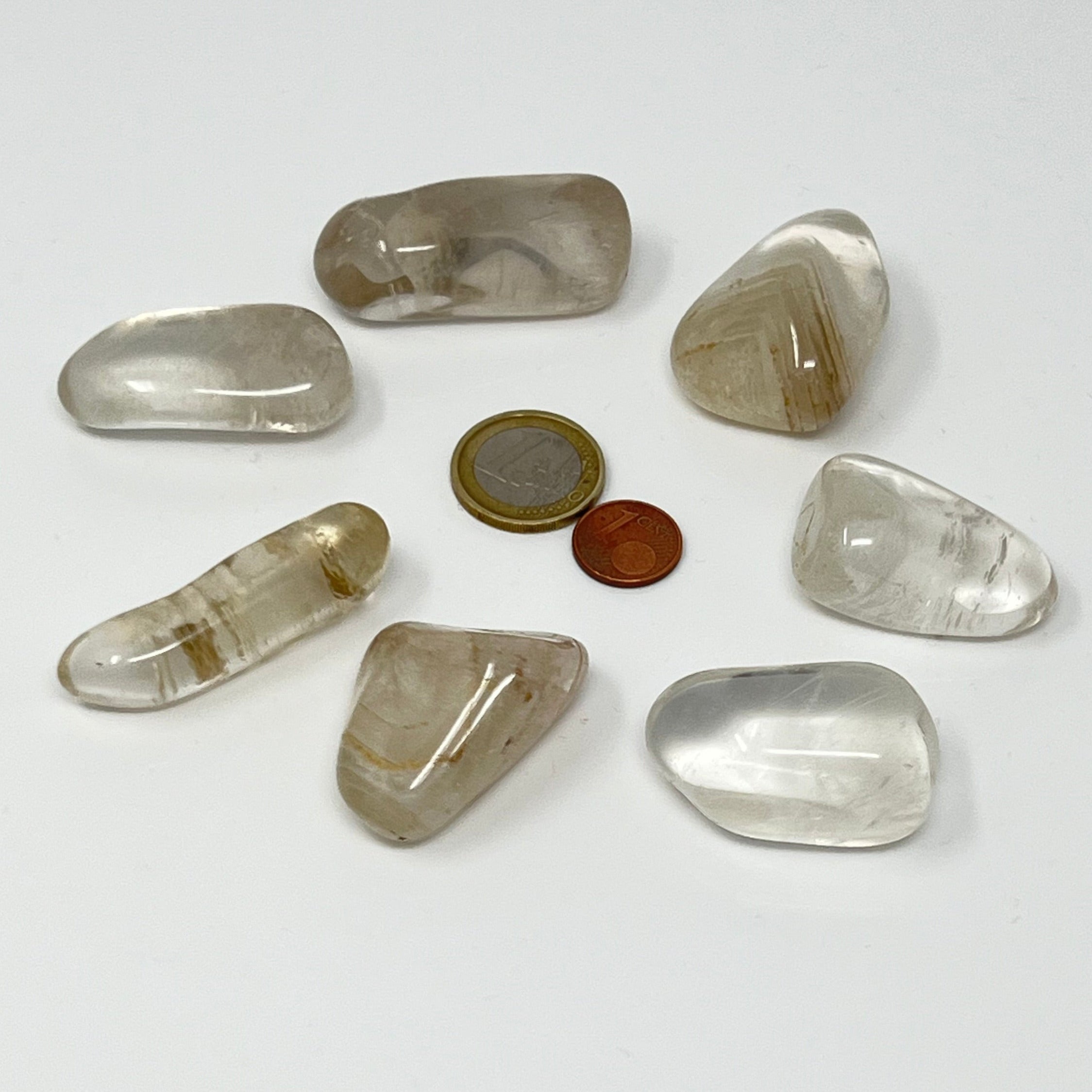 Phantomquarz - Trommelstein - Größe 2,5-5 cm