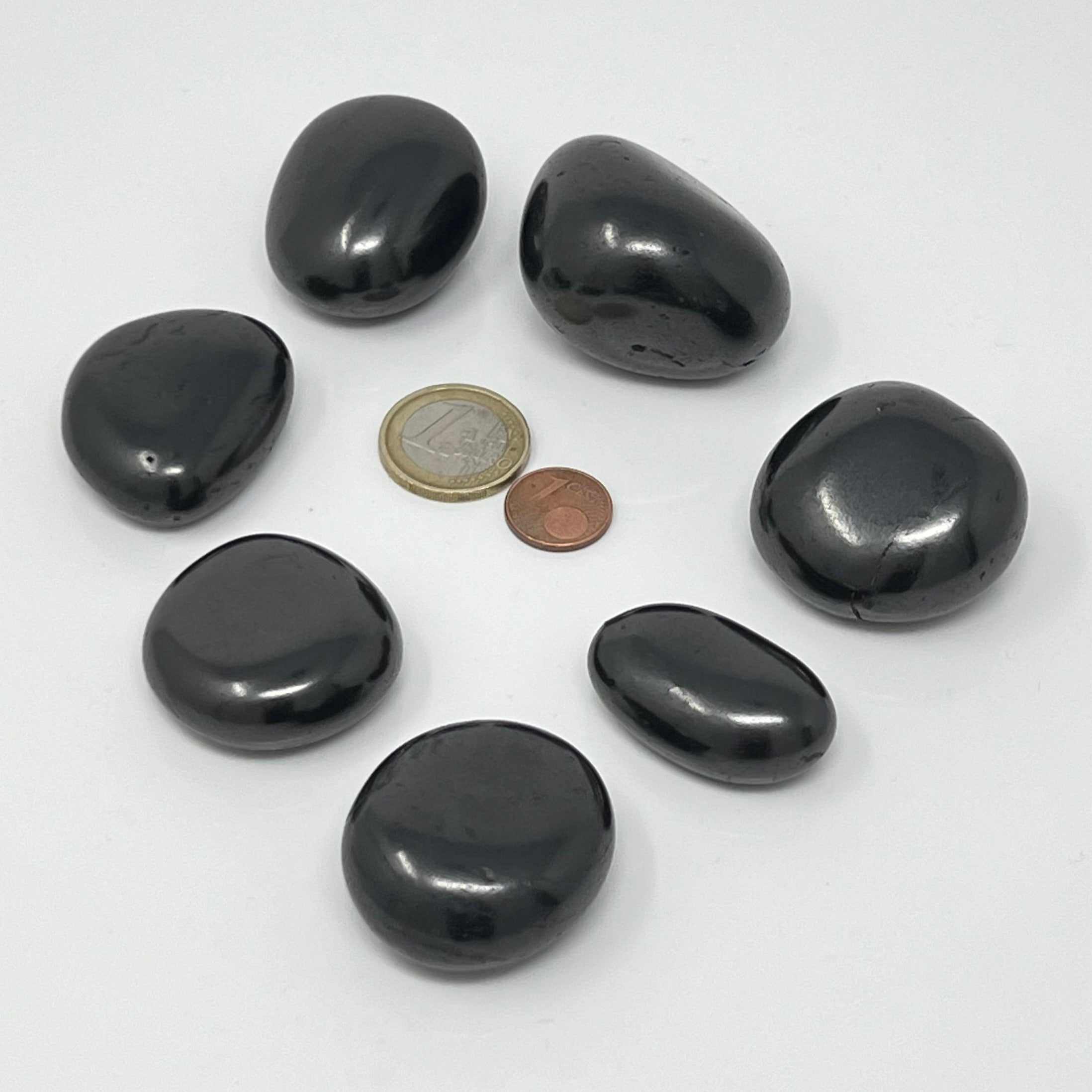 Shungit - Trommelstein - Größe 2,5-5 cm