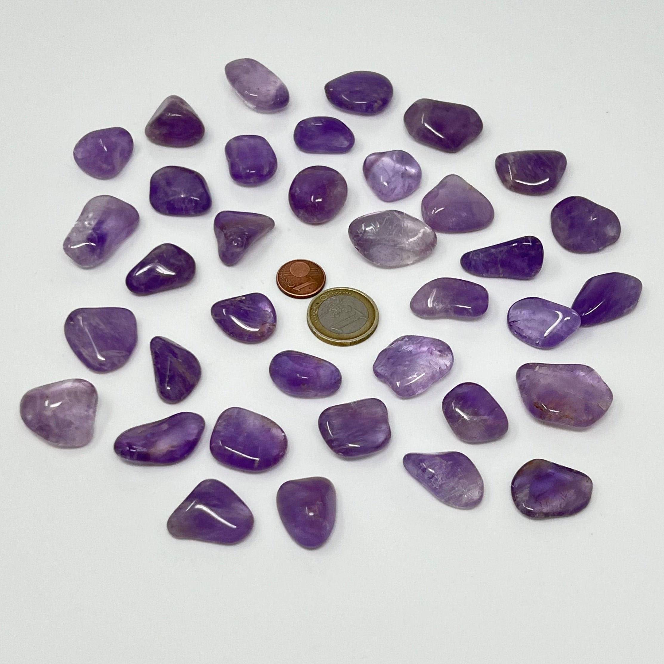 Amethyst hell - Trommelstein - Größe 1,5-3 cm