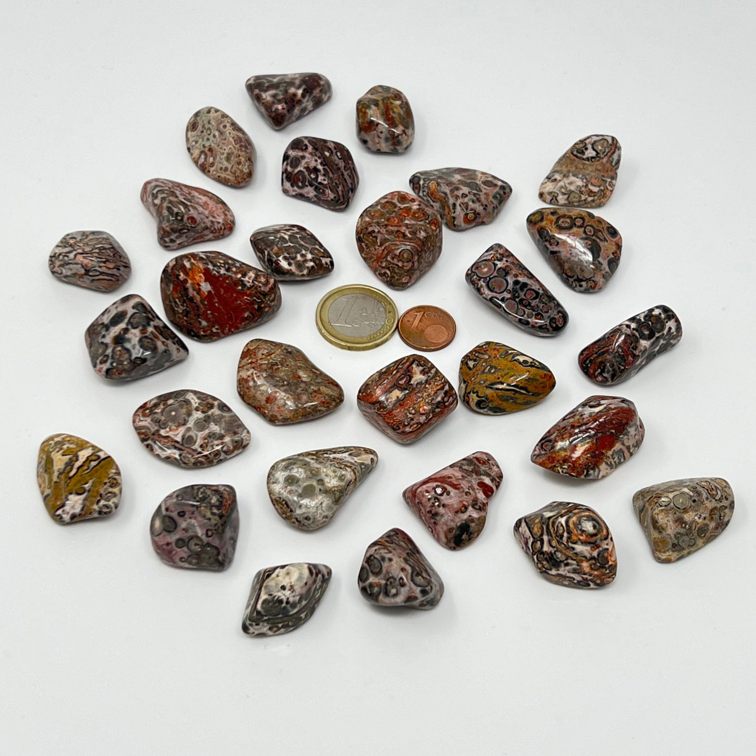 Leopardenstein - Trommelstein - Größe 2-3 cm