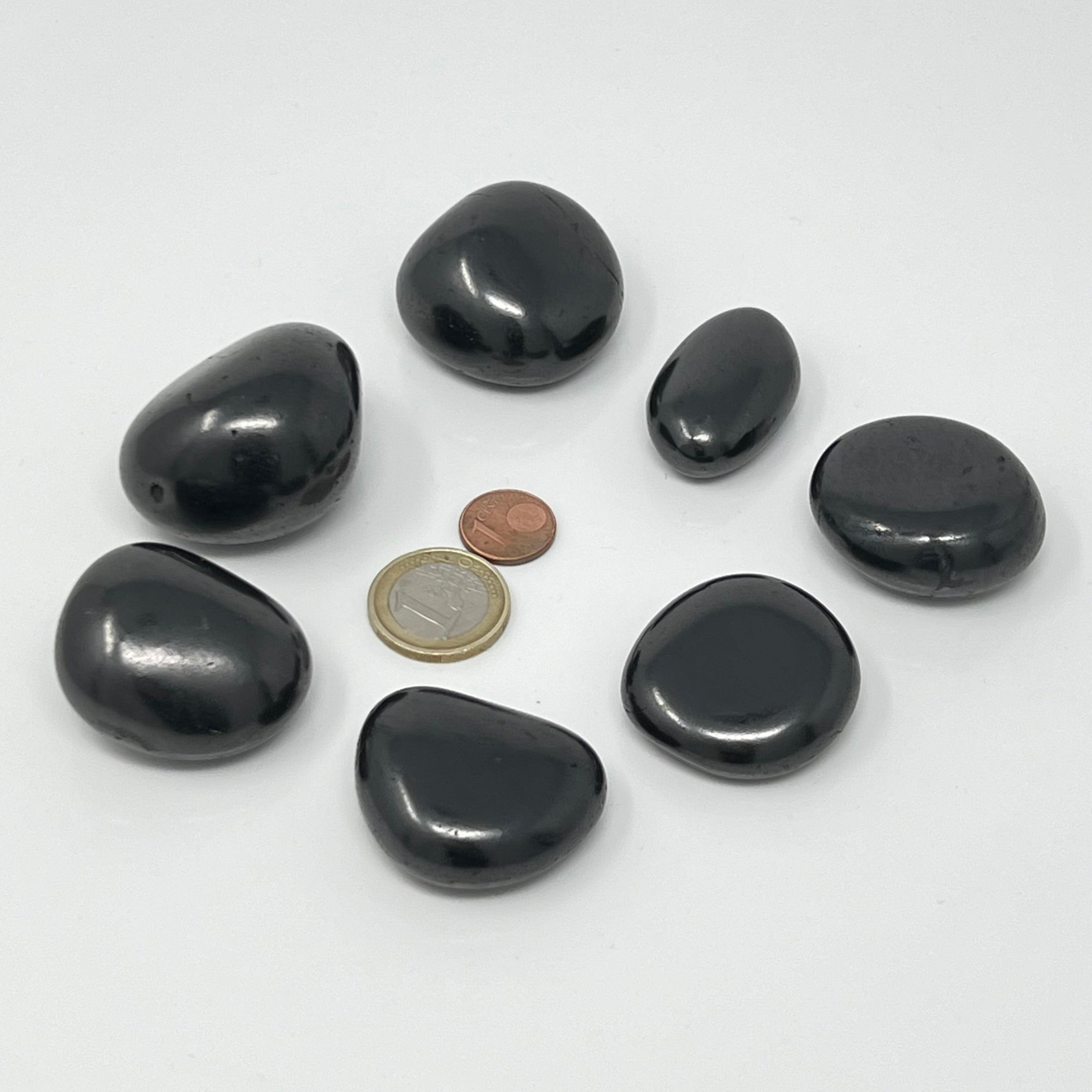 Shungit - Trommelstein - Größe 2,5-5 cm