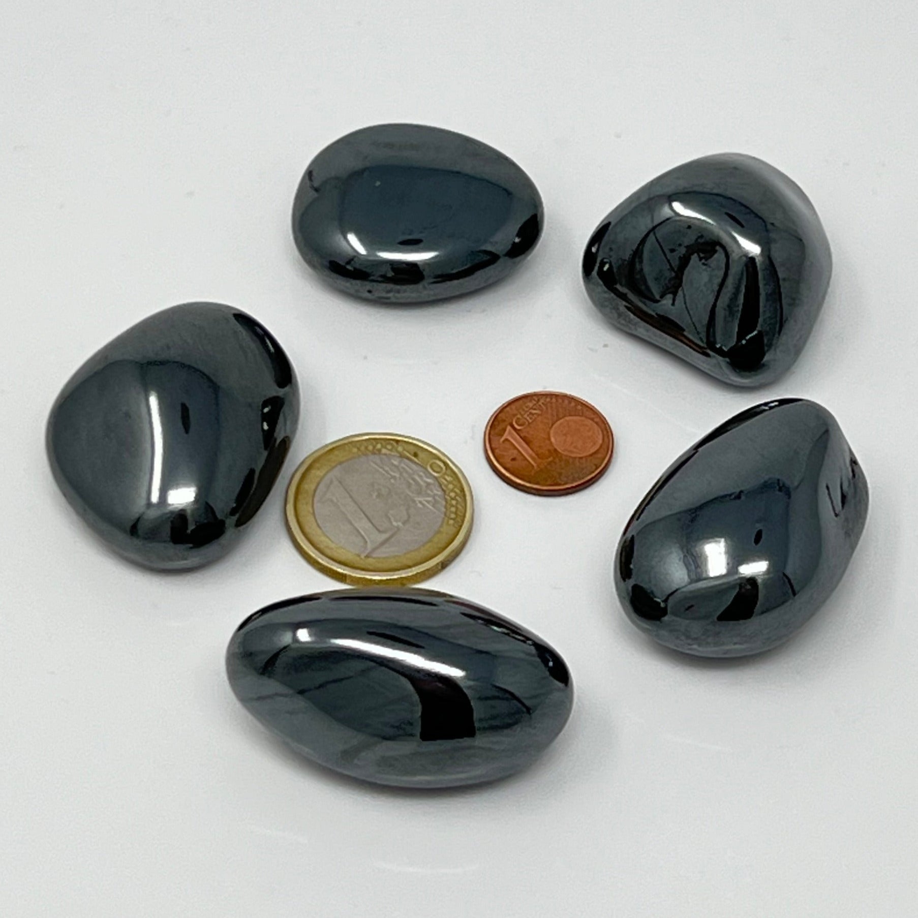 Hämatit - Trommelstein - Größe 3-4 cm