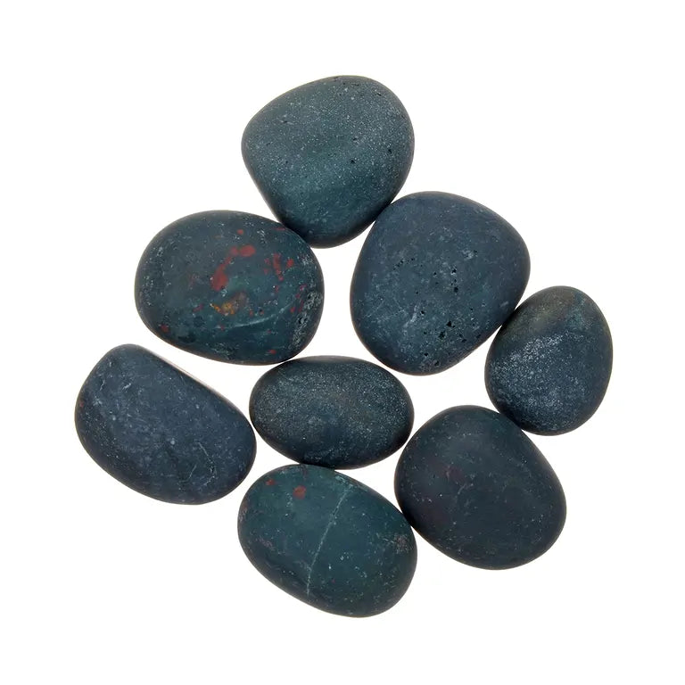 Abgrenzung und Kontrolle – Lapis-Vitalis - Heliotrop Wassersteine ca. 100 g in Metall-Geschenkdose