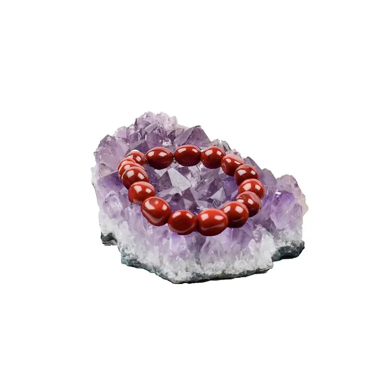 Amethyst-Reinigungsstufe von Lapis Vitalis – Set inkl. Michael Gienger Begleitheft (ca. 400g, ca. 6x8 cm))