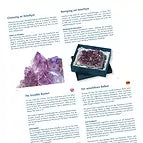 Amethyst-Reinigungsstufe von Lapis Vitalis – Set inkl. Michael Gienger Begleitheft (ca. 400g, ca. 6x8 cm))