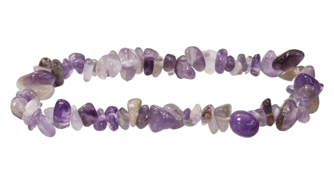 Amethyst Splitterarmband – Klassische Eleganz aus Brasilien in A-Qualität (5-8 mm)