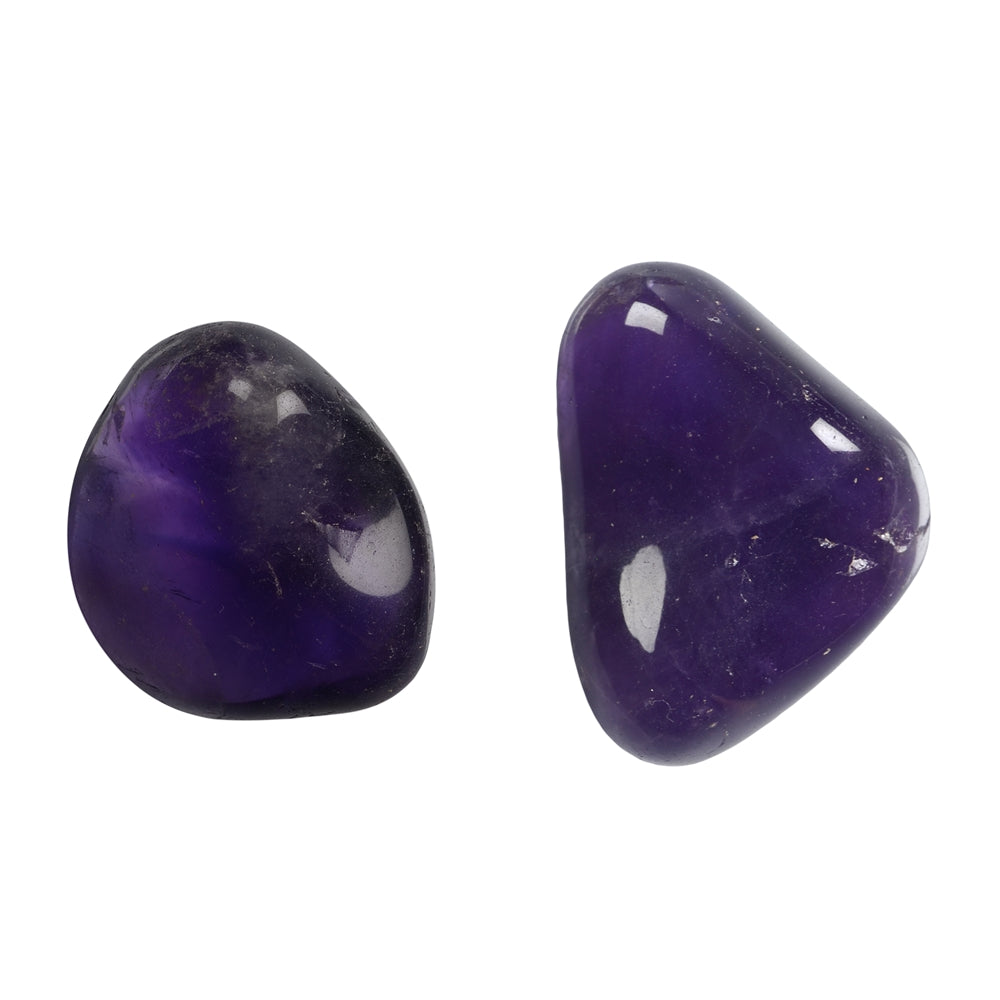 Amethyst (dunkel) - Trommelstein - Größe 2 - 3,6 cm