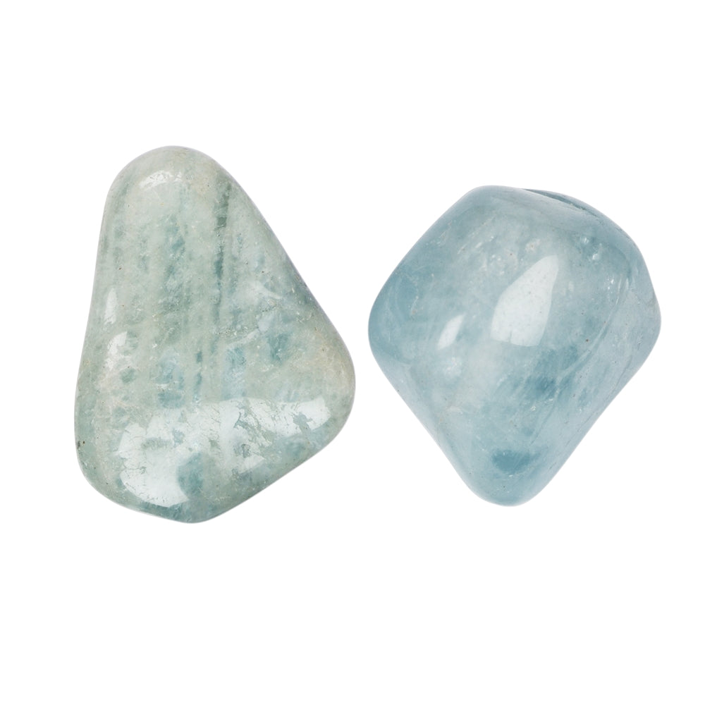 Aquamarin - Trommelstein - Größe 2 - 3 cm