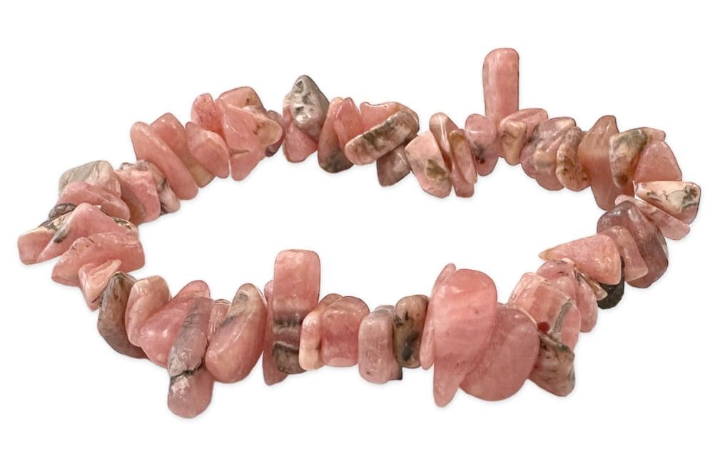 Argentinisches Rhodochrosit Splitterarmband A – Die Inkarose in A-Qualität (3-8 mm)