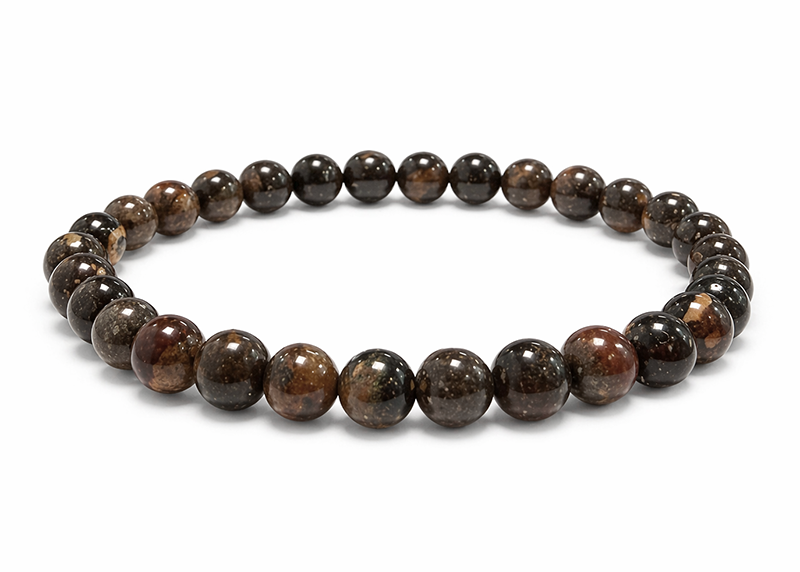 Australisches Schwarzes Opal Armband – Mystische Tiefe (6-7 mm)