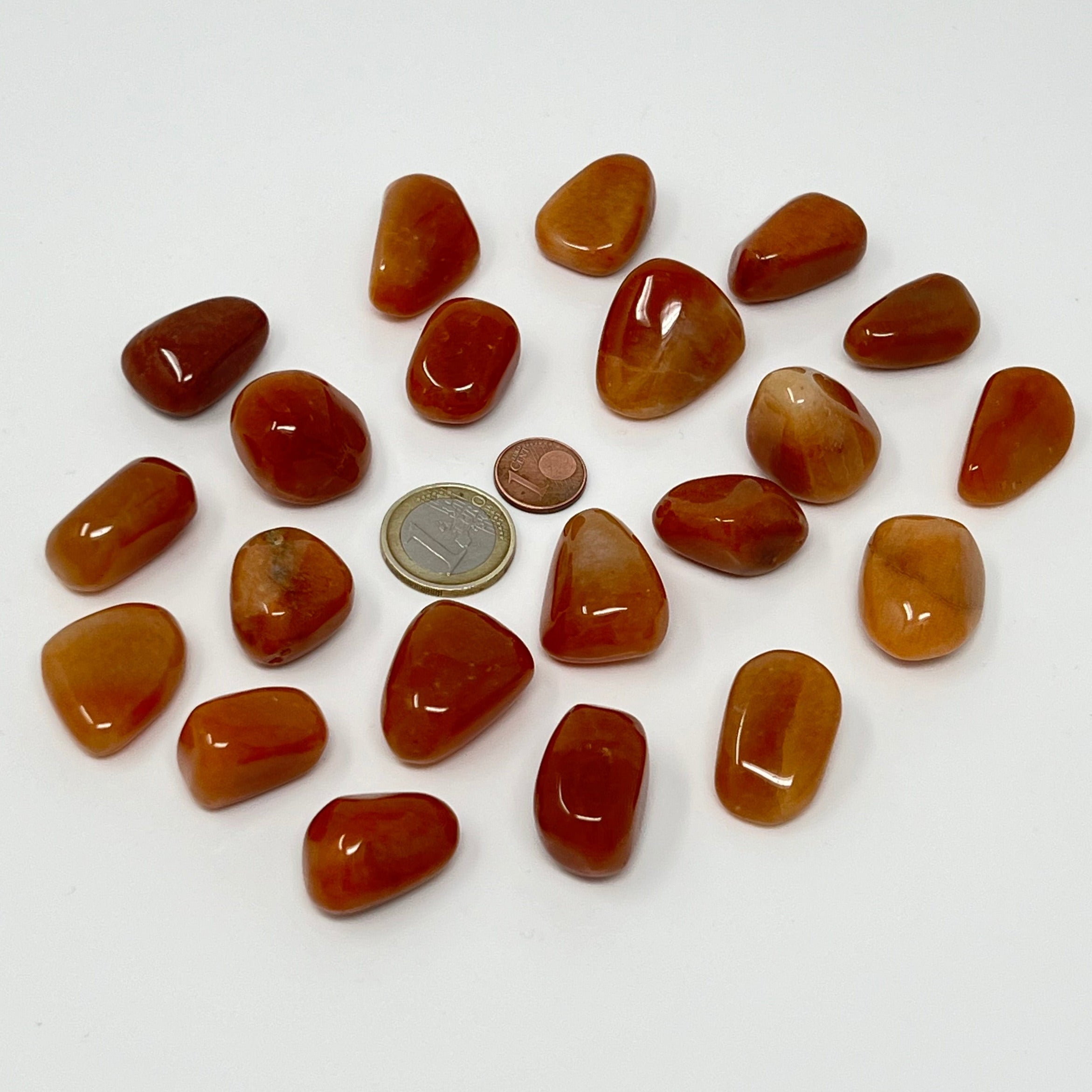 Aventurin Orange - Trommelstein - Größe 1,5-3 cm