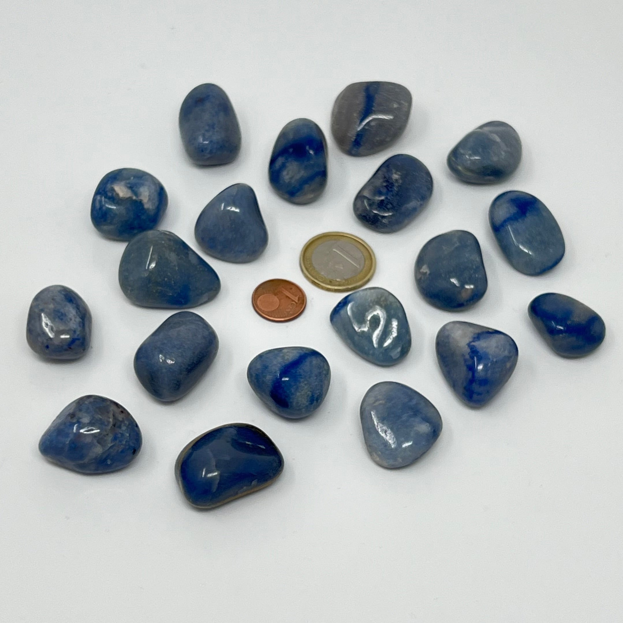 Blauquarz - Trommelstein - Größe 2-3 cm