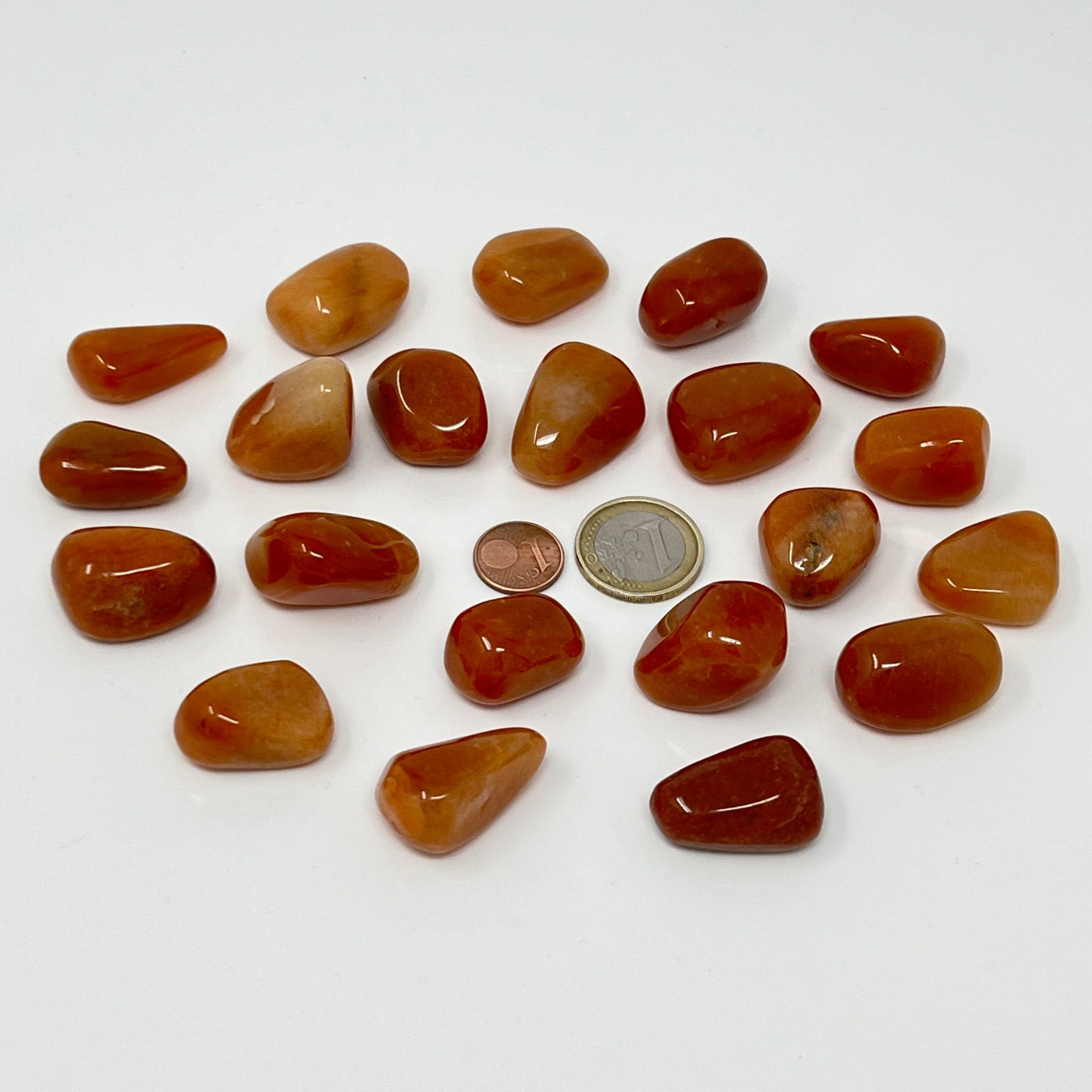 Aventurin Orange - Trommelstein - Größe 1,5-3 cm