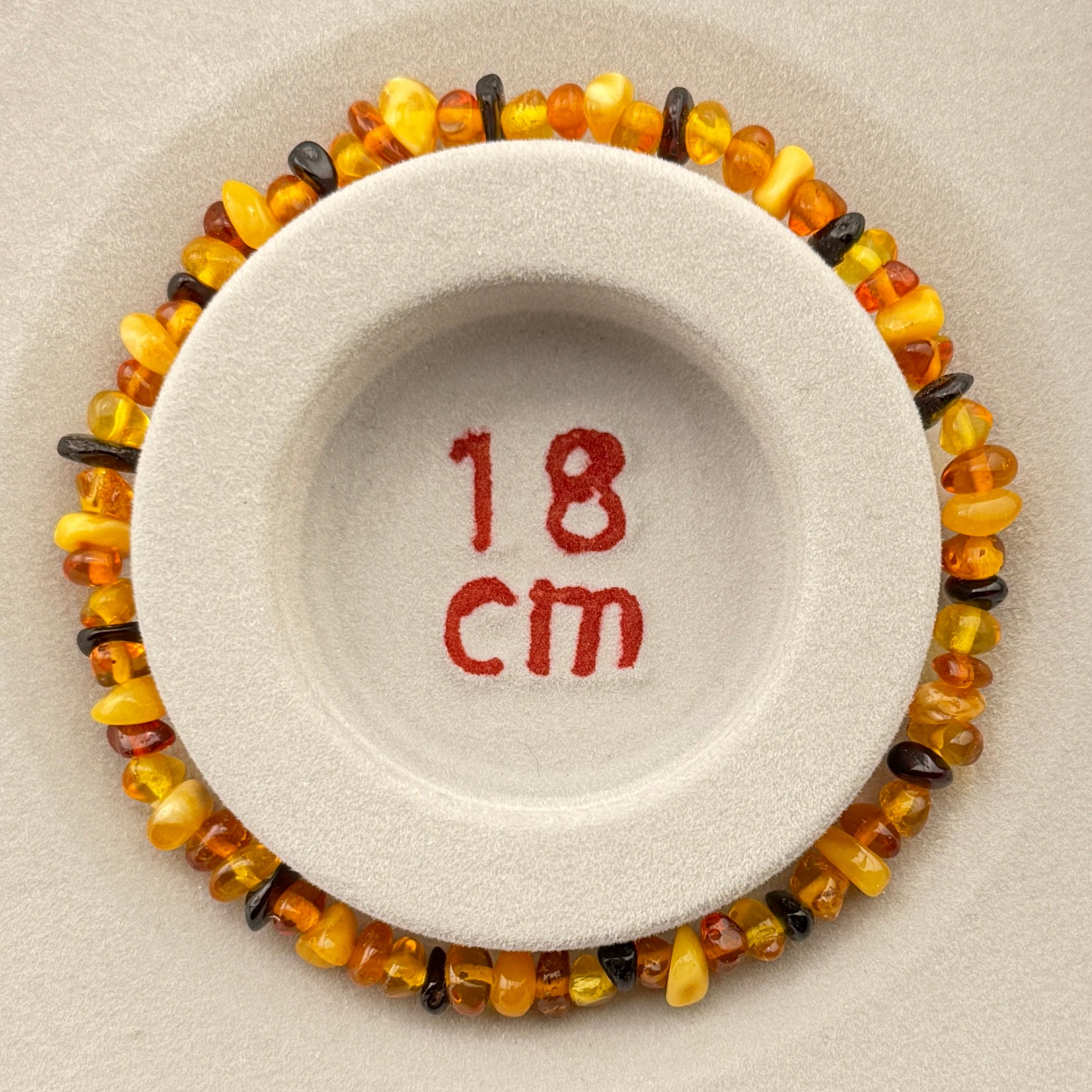 Bernstein – Splitterarmband bunt, mini Steinchen (elastisch, ca. 18 cm)