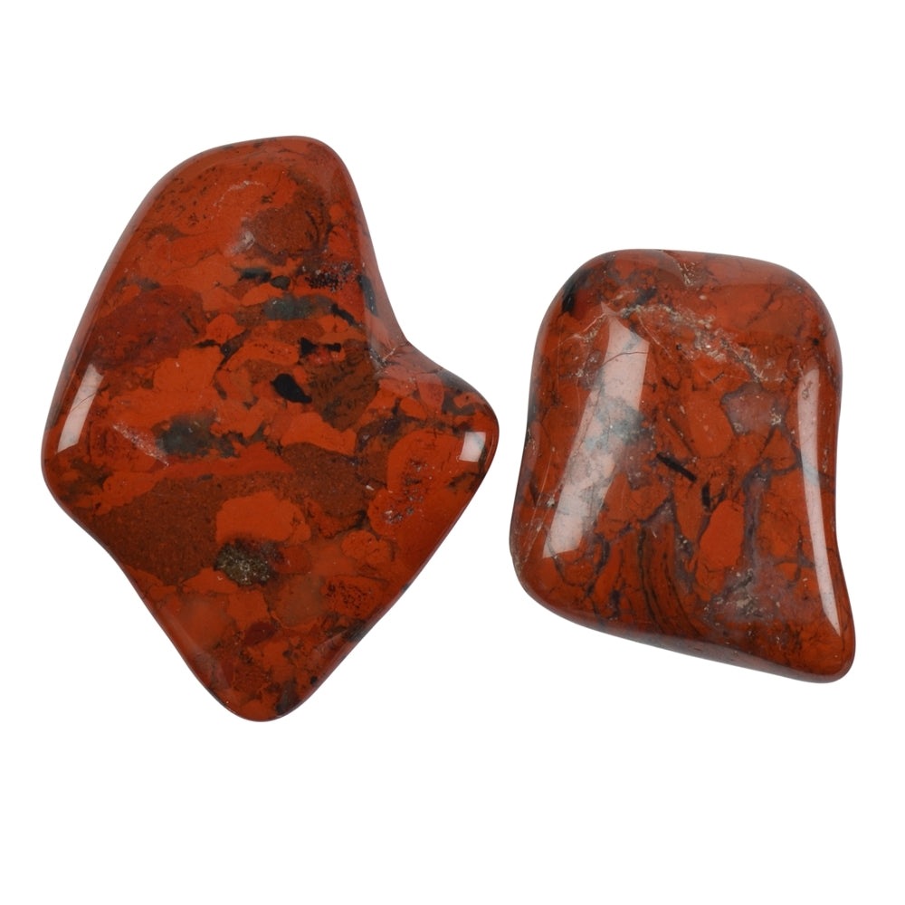 Brekzienjaspis - Trommelstein - Größe 2 - 4 cm