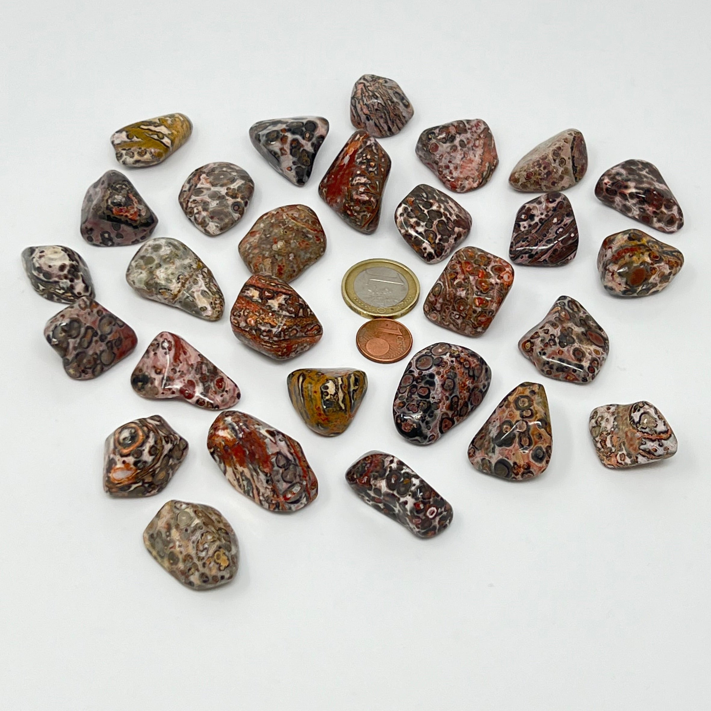 Leopardenstein - Trommelstein - Größe 2-3 cm