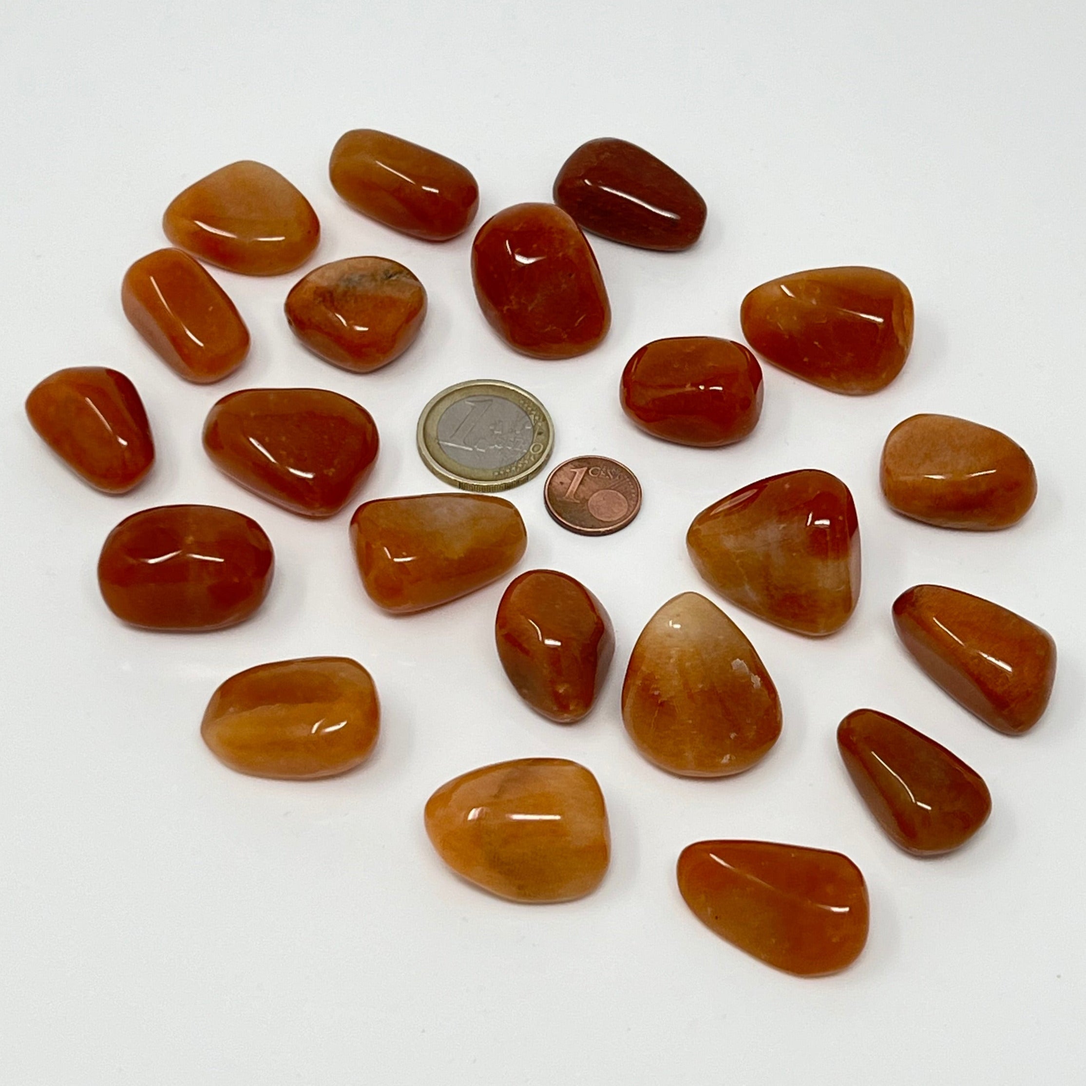 Aventurin Orange - Trommelstein - Größe 1,5-3 cm