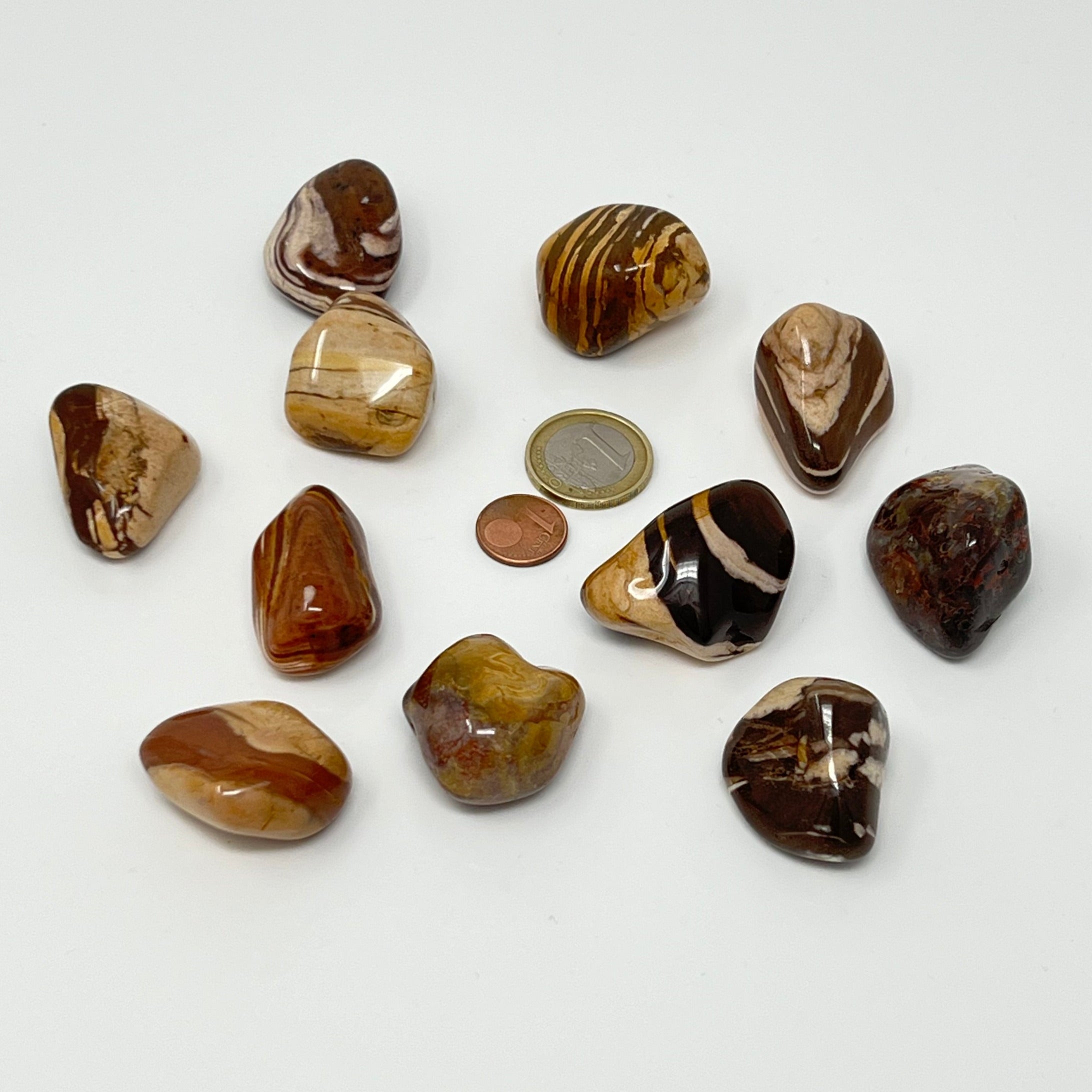 Cappuccino Jaspis - Trommelstein - Größe 3-4 cm
