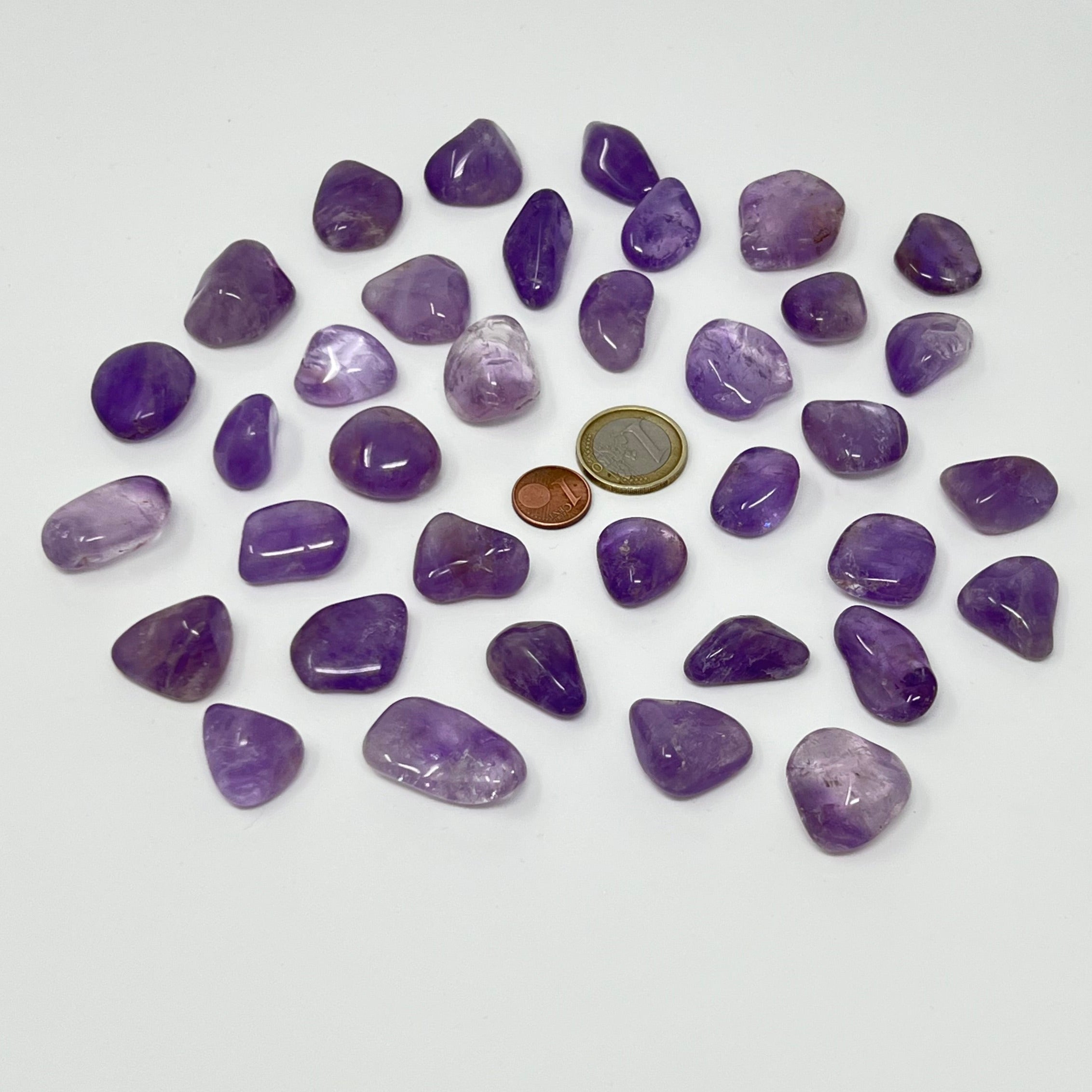 Amethyst hell - Trommelstein - Größe 1,5-3 cm