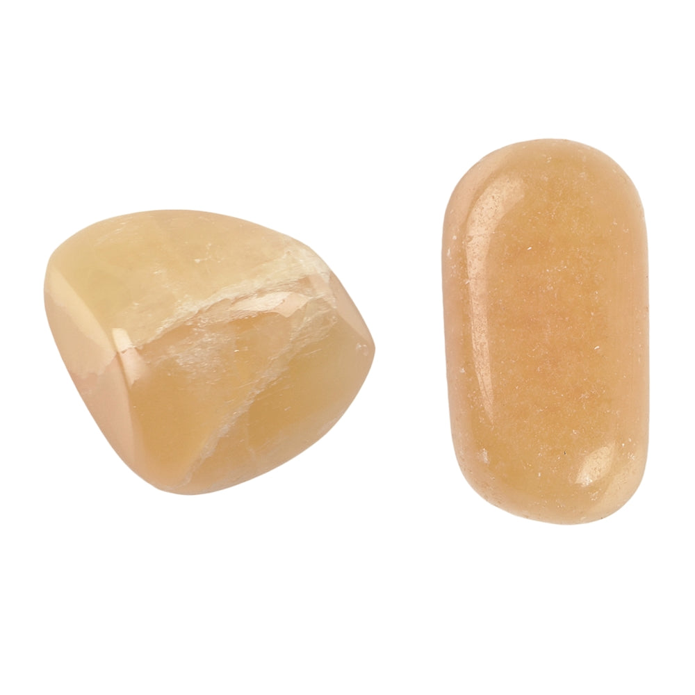 Calcit (orange) - Trommelstein - Größe 2-3 cm