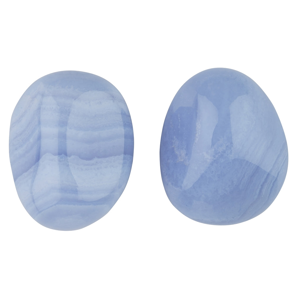 Chalcedon (blau) extra Qualität - Trommelstein - Größe 2-2,9 cm