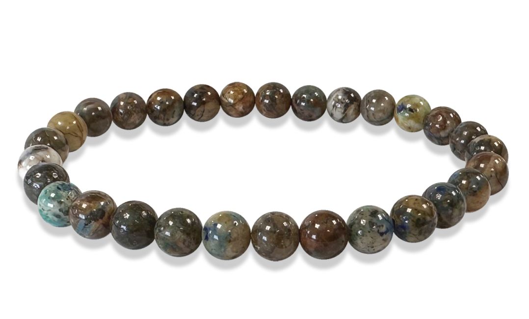 Chrysokoll - AB Qualität - Perlenarmband 6-7 mm