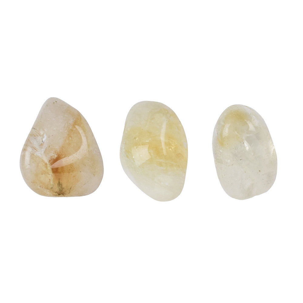 Citrin (gebrannt) - Trommelstein - Größe 2 - 2,5 cm