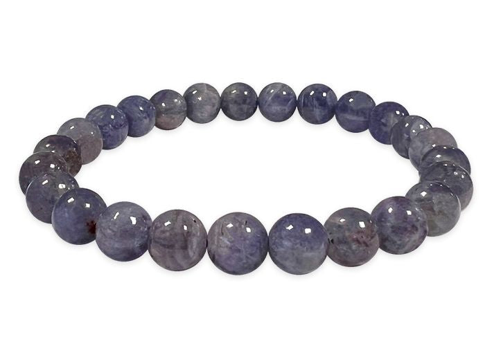 Cordierit Lolite - AA Qualität - Perlenarmband 6-7 mm