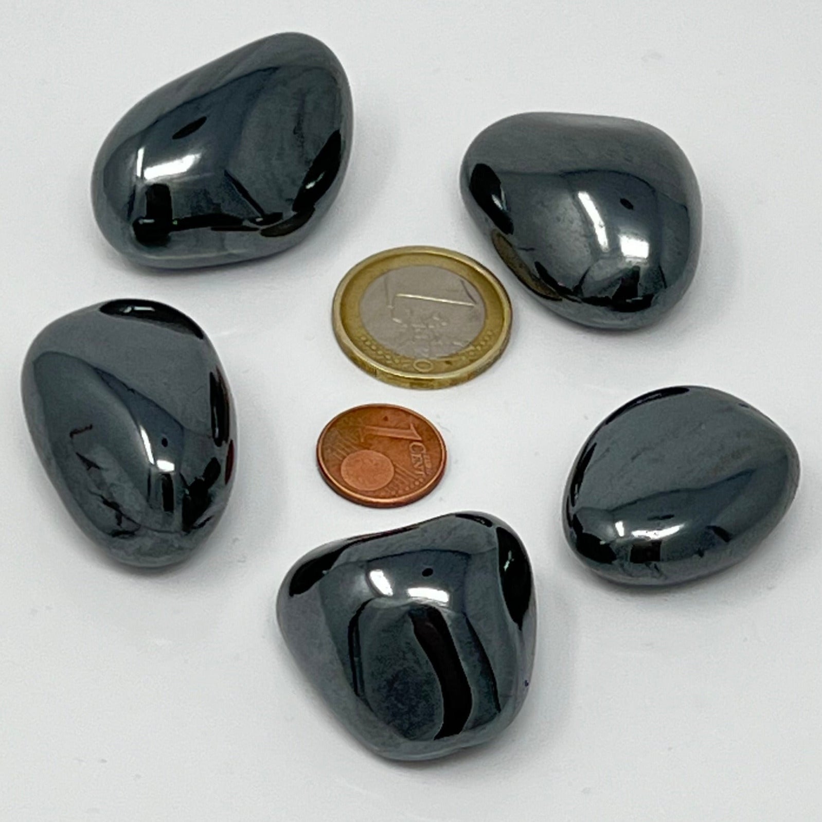 Hämatit - Trommelstein - Größe 3-4 cm