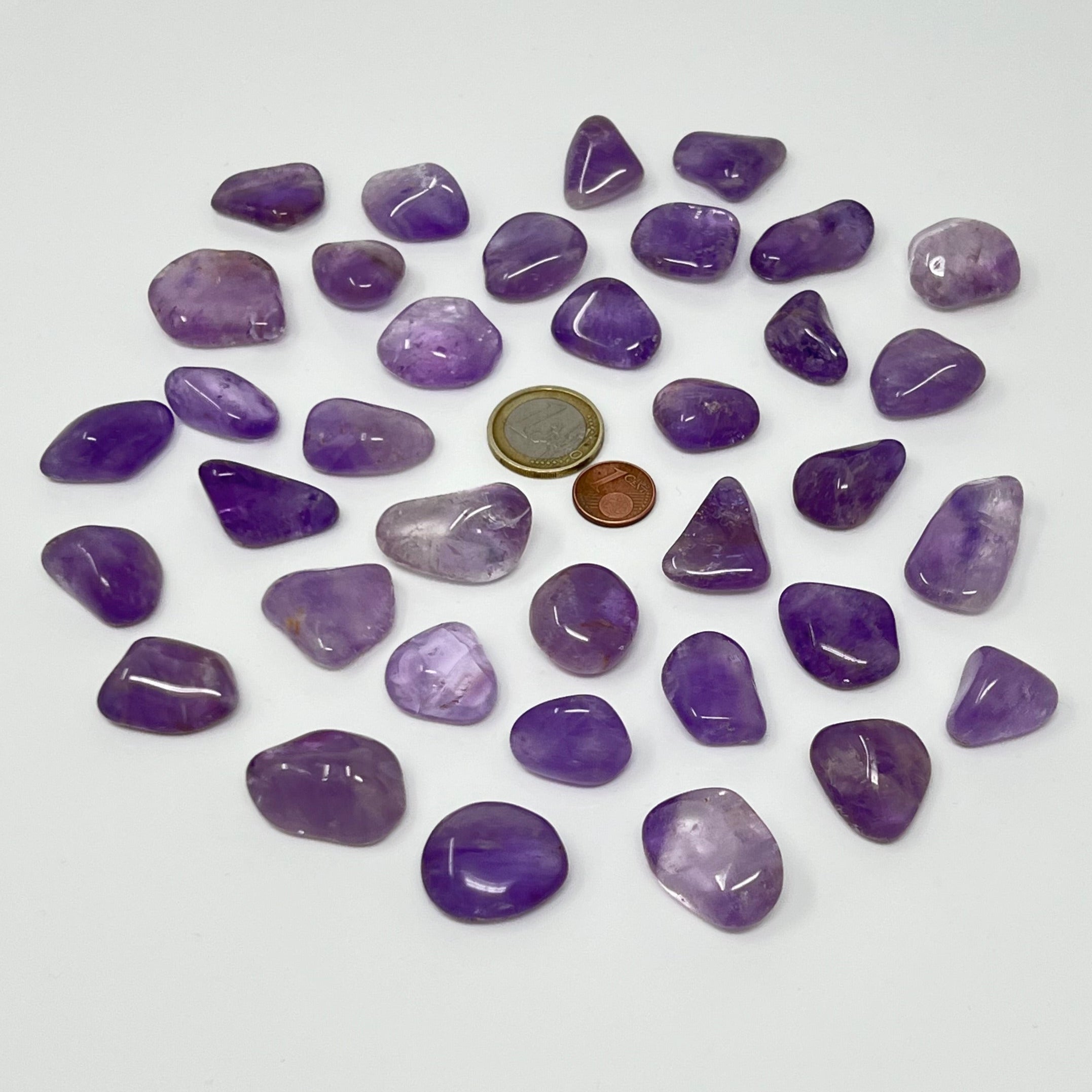 Amethyst hell - Trommelstein - Größe 1,5-3 cm