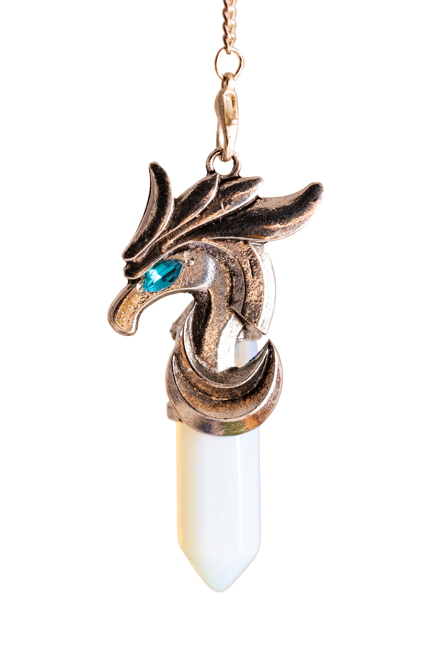 Drachen-Pendel – Opalglas – 65 mm