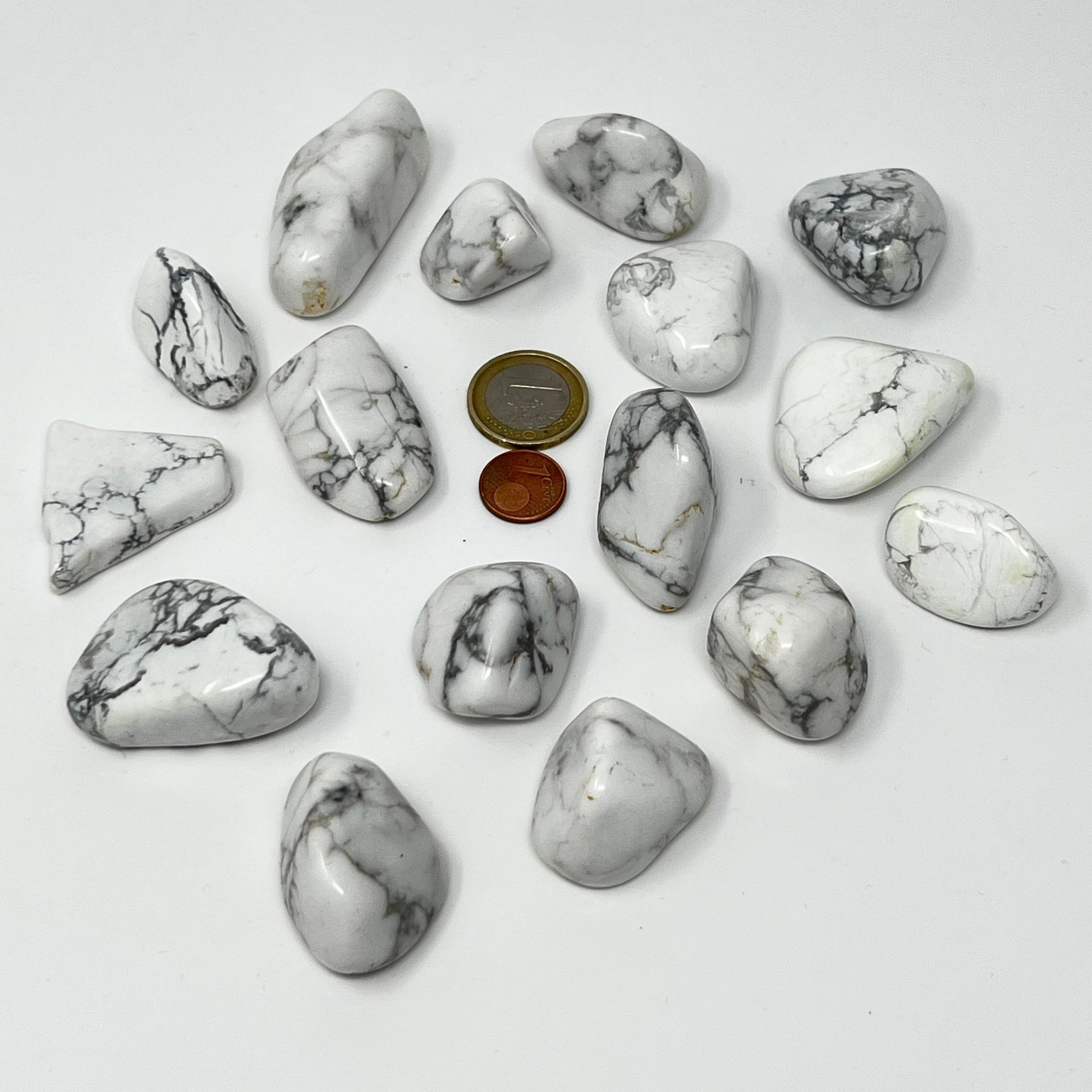 Magnesit - Trommelstein - Größe 3-5 cm