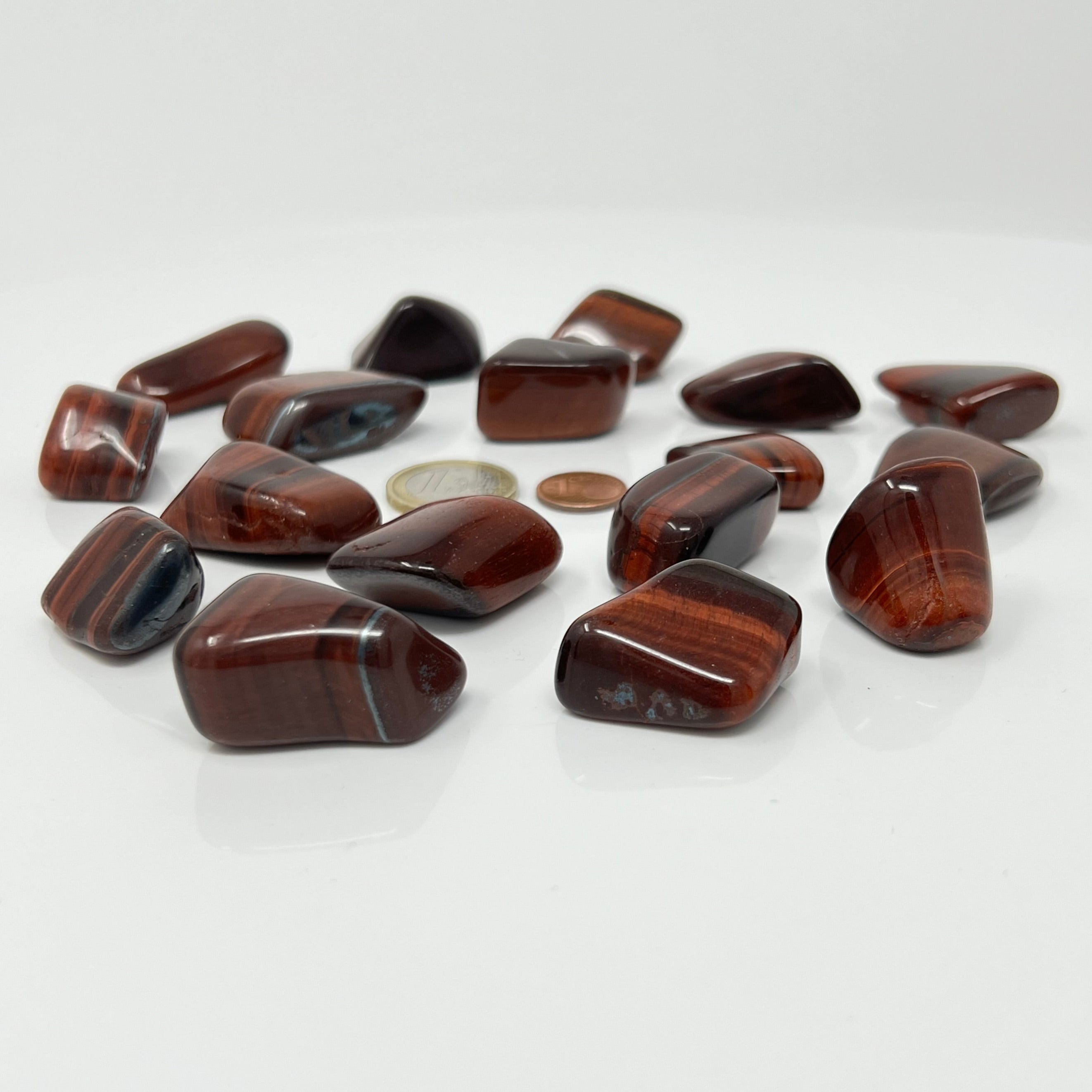 Tigerauge rot - Trommelstein - Größe 2-3,5 cm
