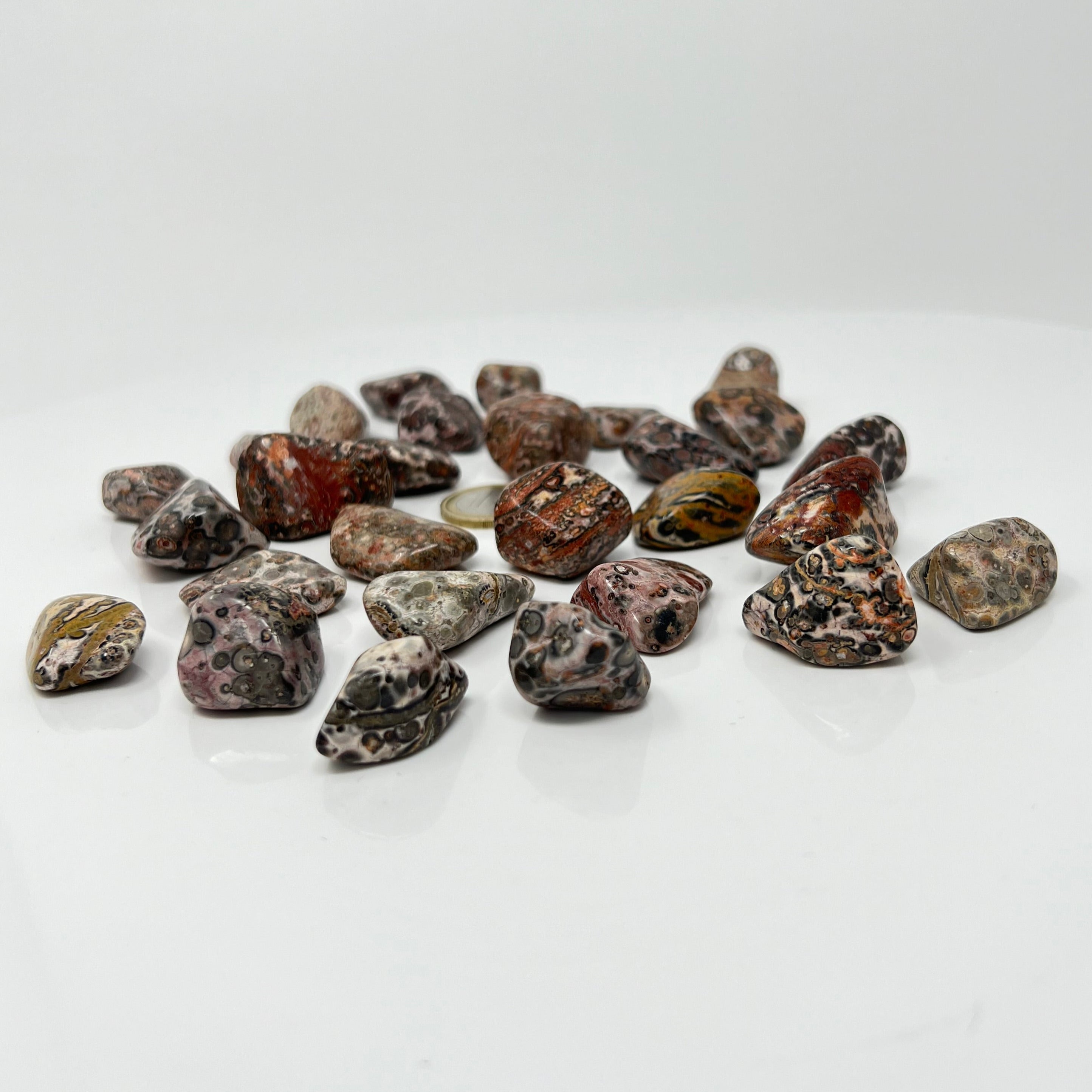 Leopardenstein - Trommelstein - Größe 2-3 cm