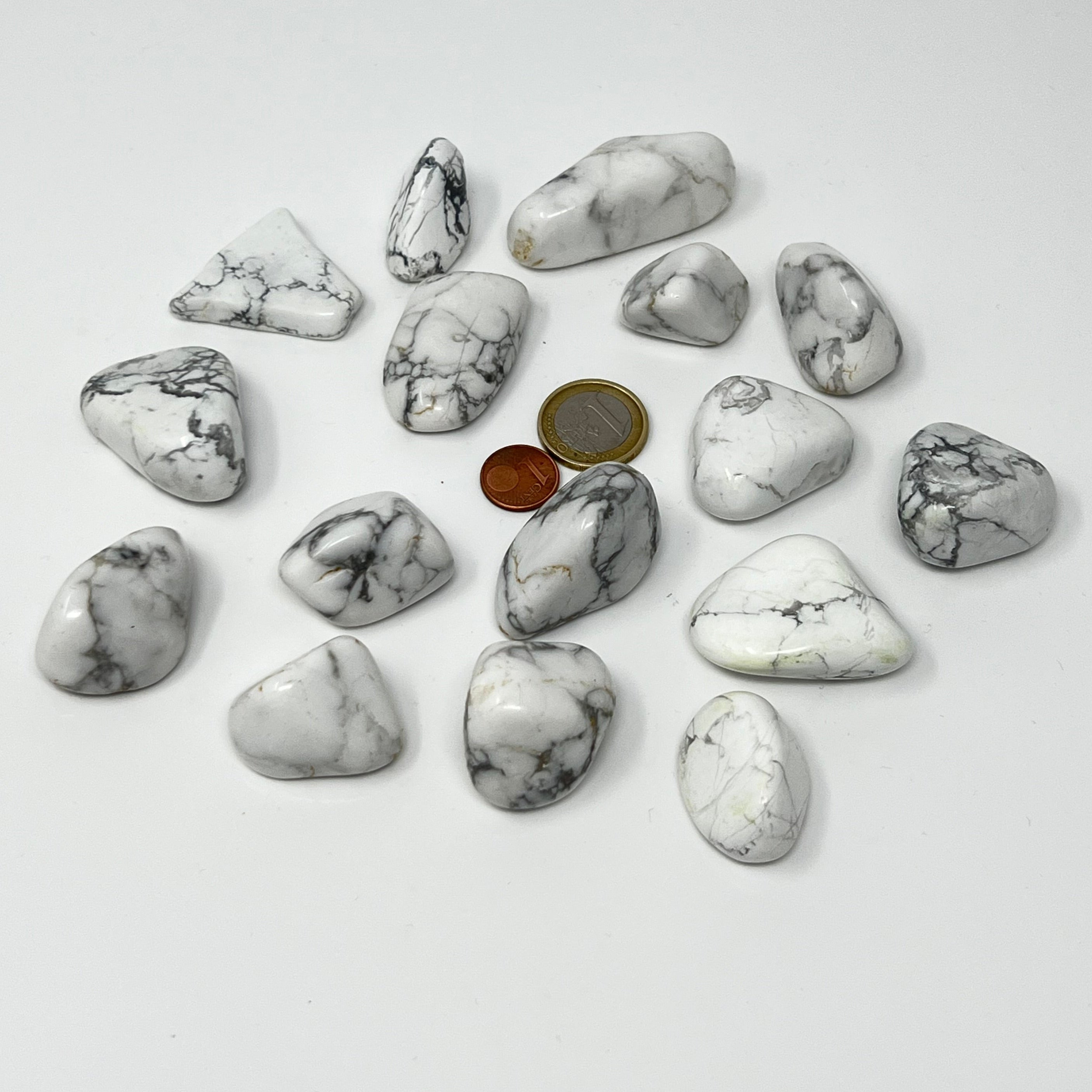 Magnesit - Trommelstein - Größe 3-5 cm