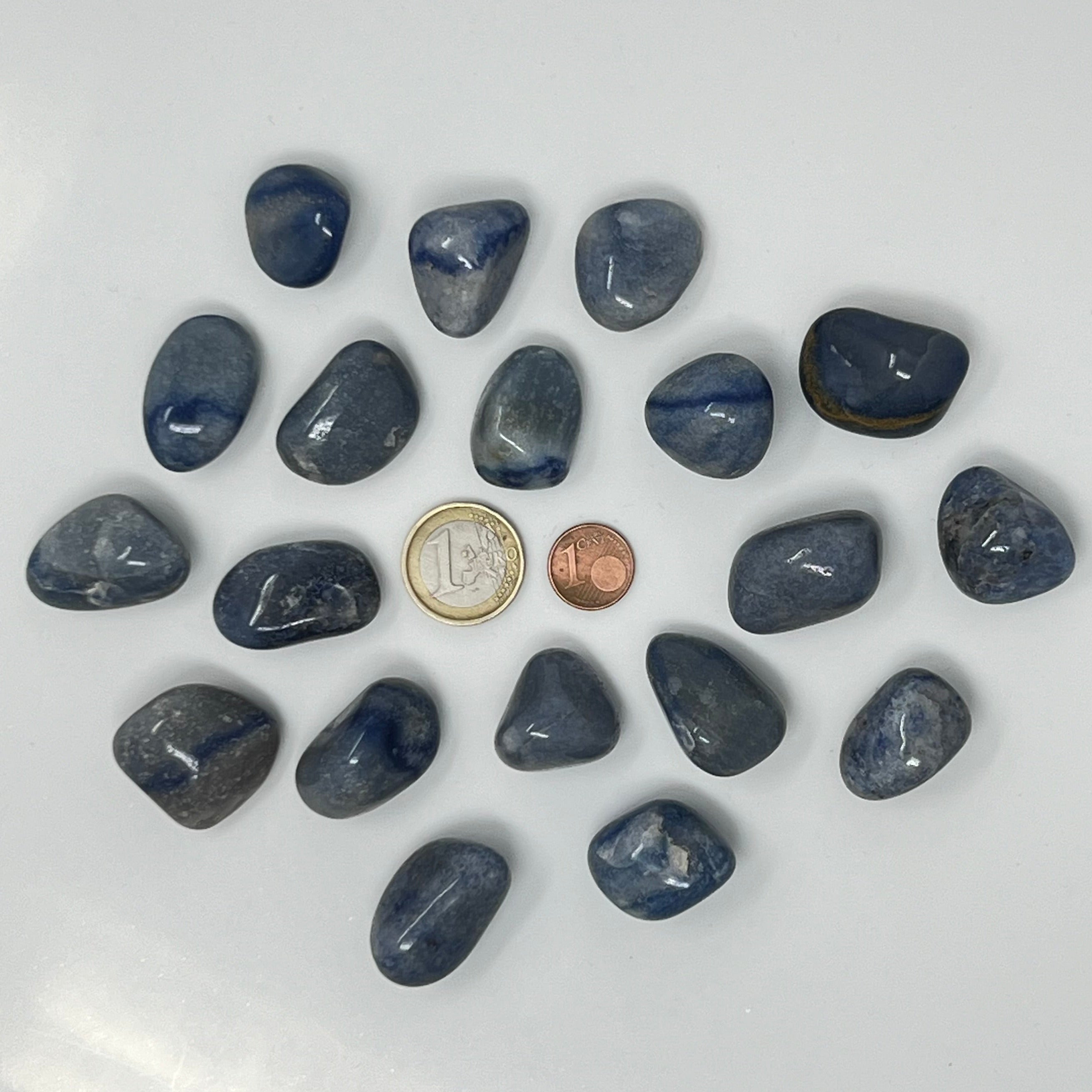 Blauquarz - Trommelstein - Größe 2-3 cm