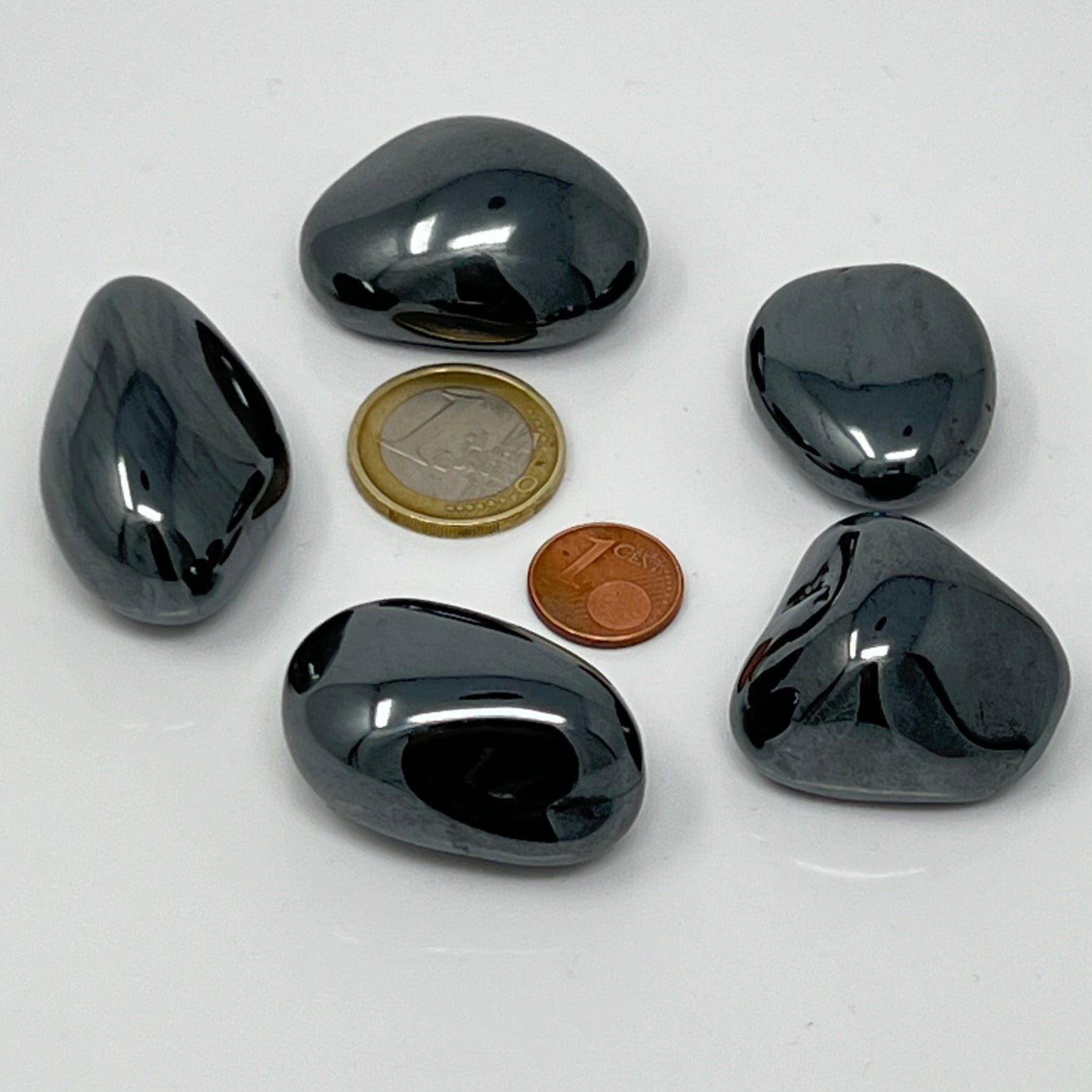 Hämatit - Trommelstein - Größe 3-4 cm